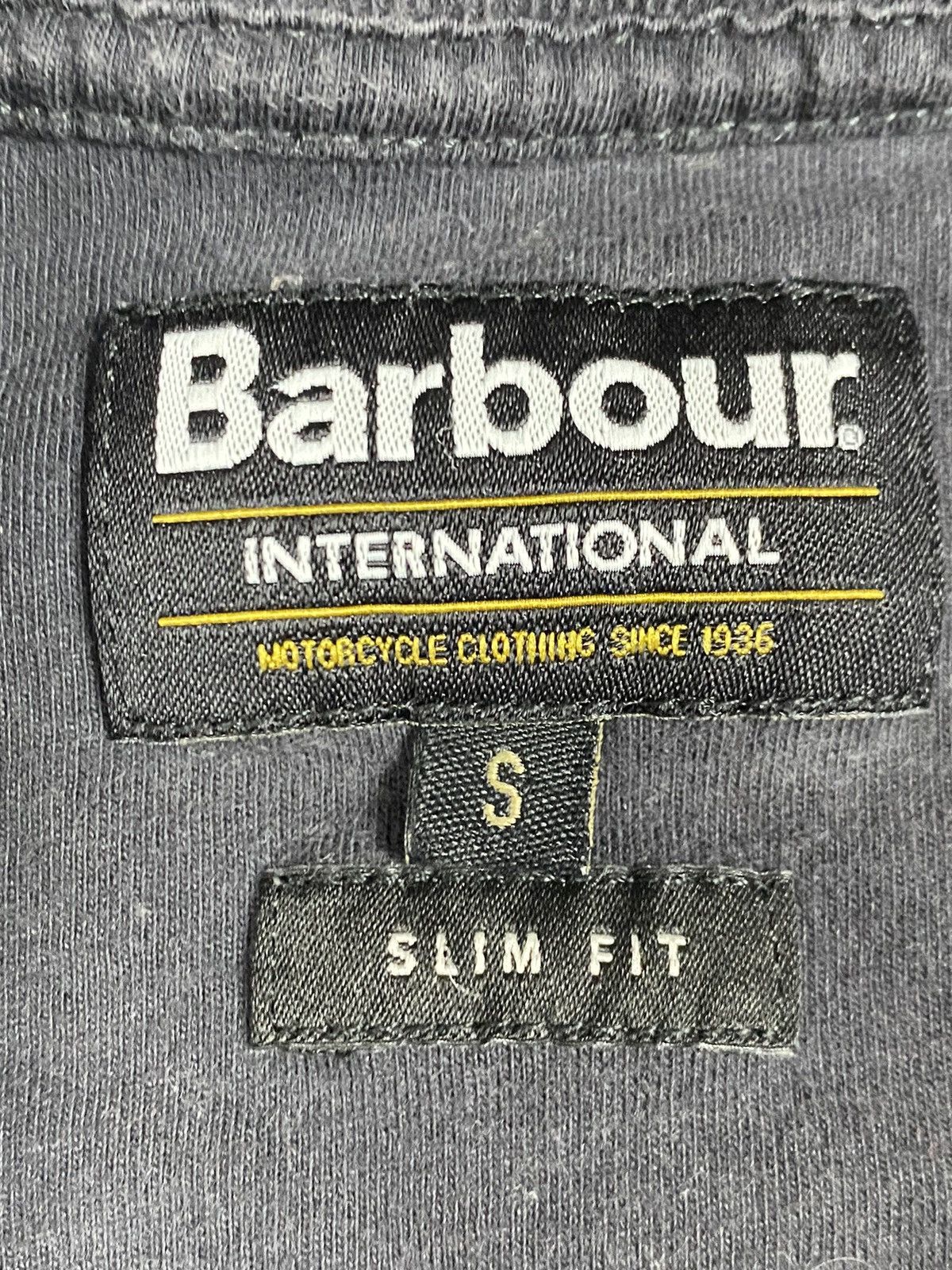Barbour Vintage Barbour International Motorcycle Big Logo Tee Size US S / EU 44-46 / 1 - 11 Thumbnail