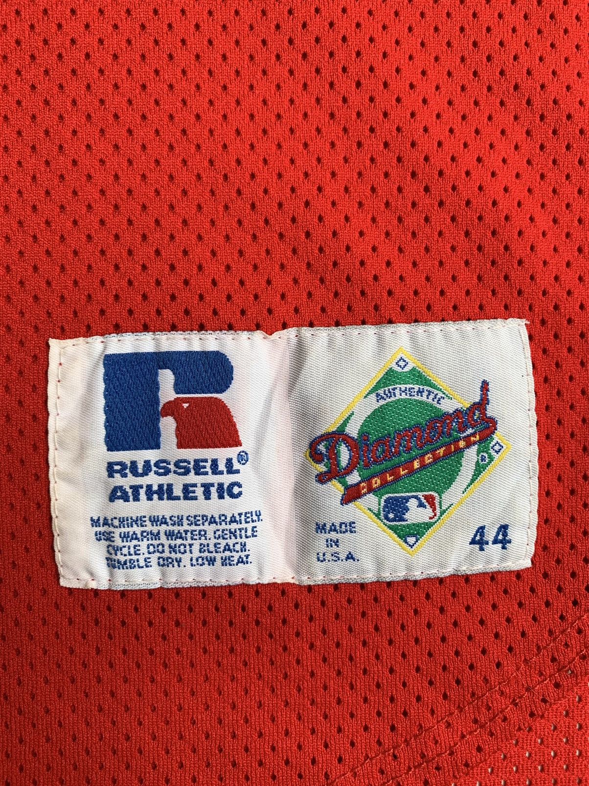 Other Vintage 80s Russell Athletic MLB Phillies Jersey Team Size US XL / EU 56 / 4 - 4 Thumbnail