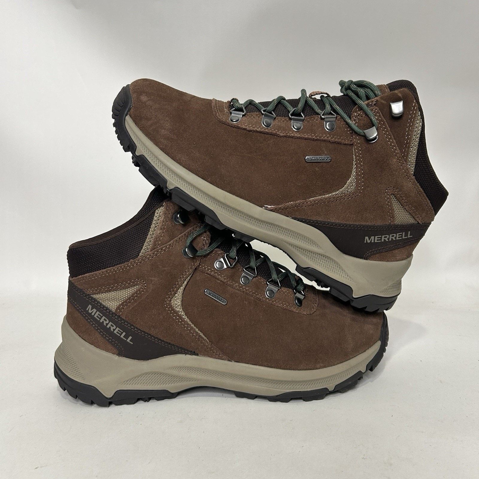 Merrell Merrell Erie Mid Waterproof Hiking Boots “Earth” Size US 10 / EU 43 - 1 Thumbnail