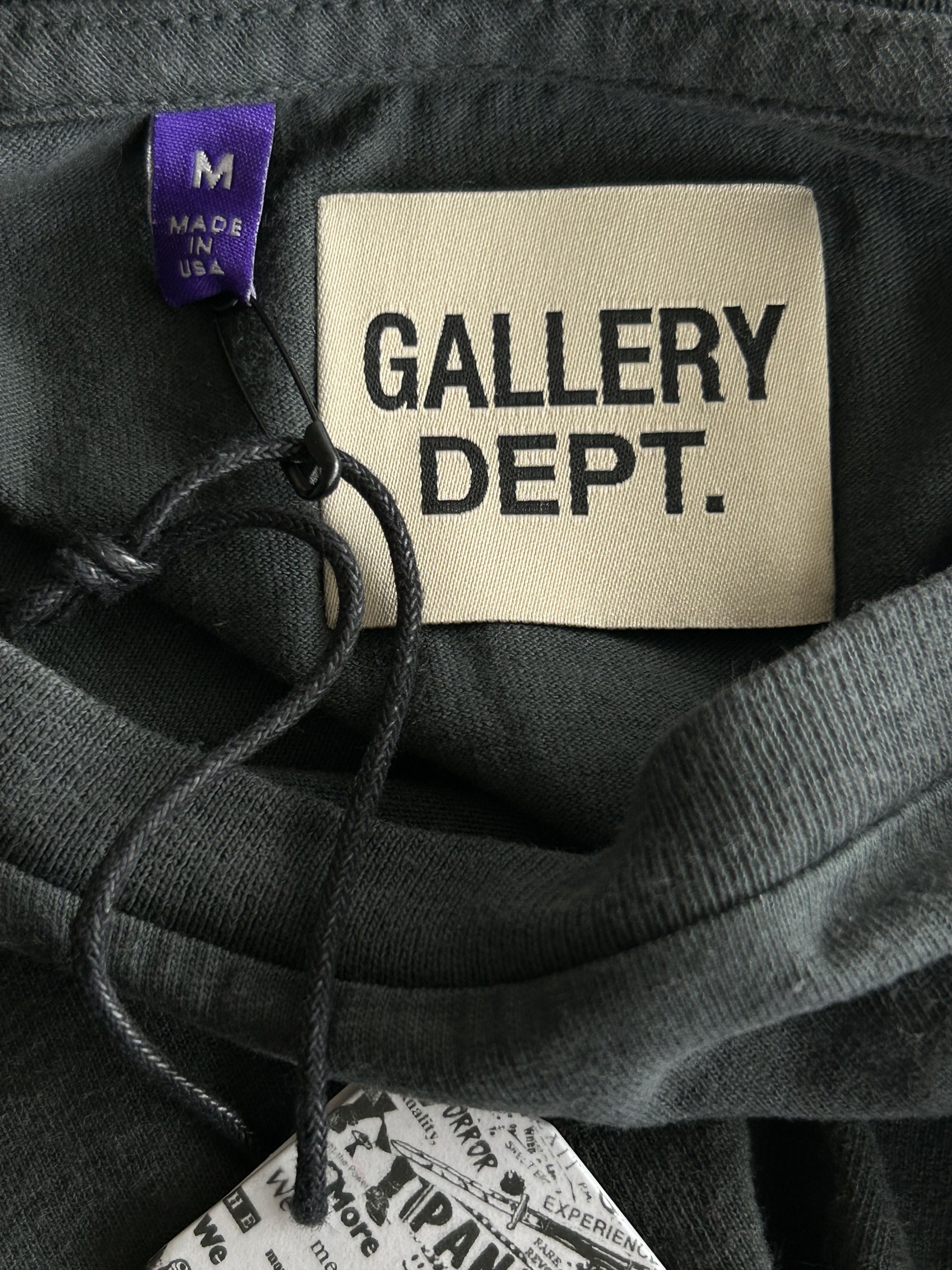 Gallery Dept. Gallery Dept Faded Black & Yellow ATK Logo T-Shirt Size US M / EU 48-50 / 2 - 3 Thumbnail