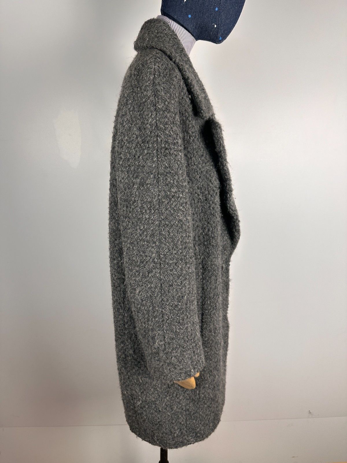 Massimo Dutti Massimo Dutti Wool Unlined Wool Coat Womens Gray Size M Size M / US 6-8 / IT 42-44 - 6 Thumbnail