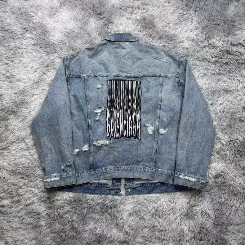 Balenciaga Balenciaga Waterfall denim jacket Size US XS / EU 42 / 0 - 4 Thumbnail