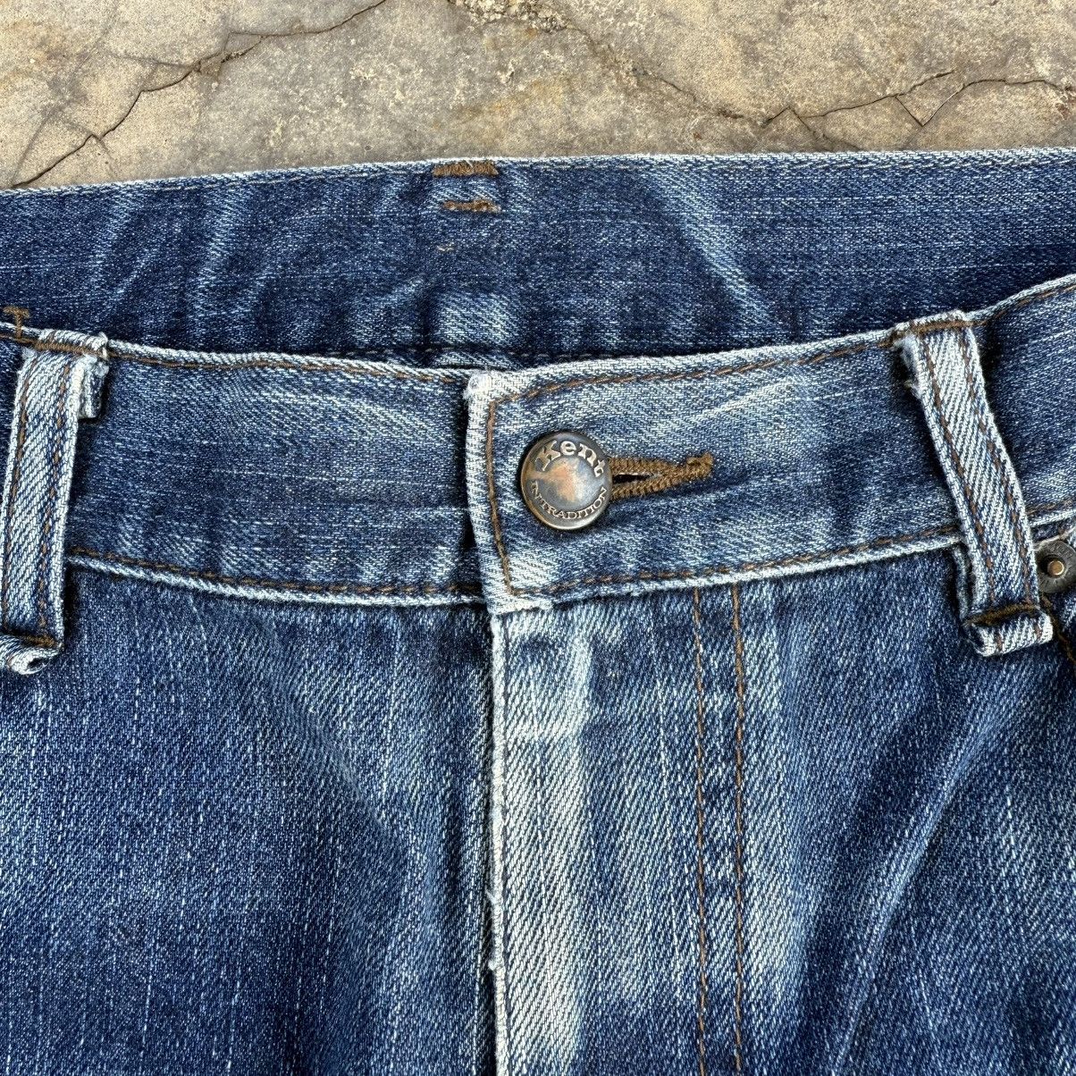 Japanese Brand VINTAGE KENT FADED RIPPEP JEAN DENIM PANTS Size US 35 - 4 Thumbnail