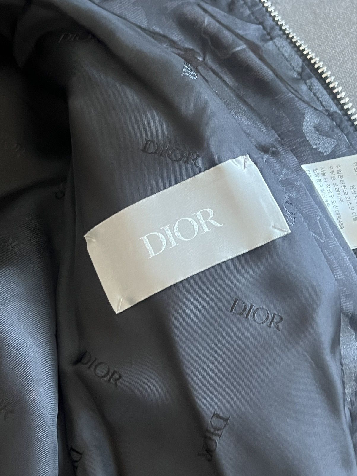 Dior DIOR men Safari Oblique Bomber Jacket Size US M / EU 48-50 / 2 - 8 Thumbnail