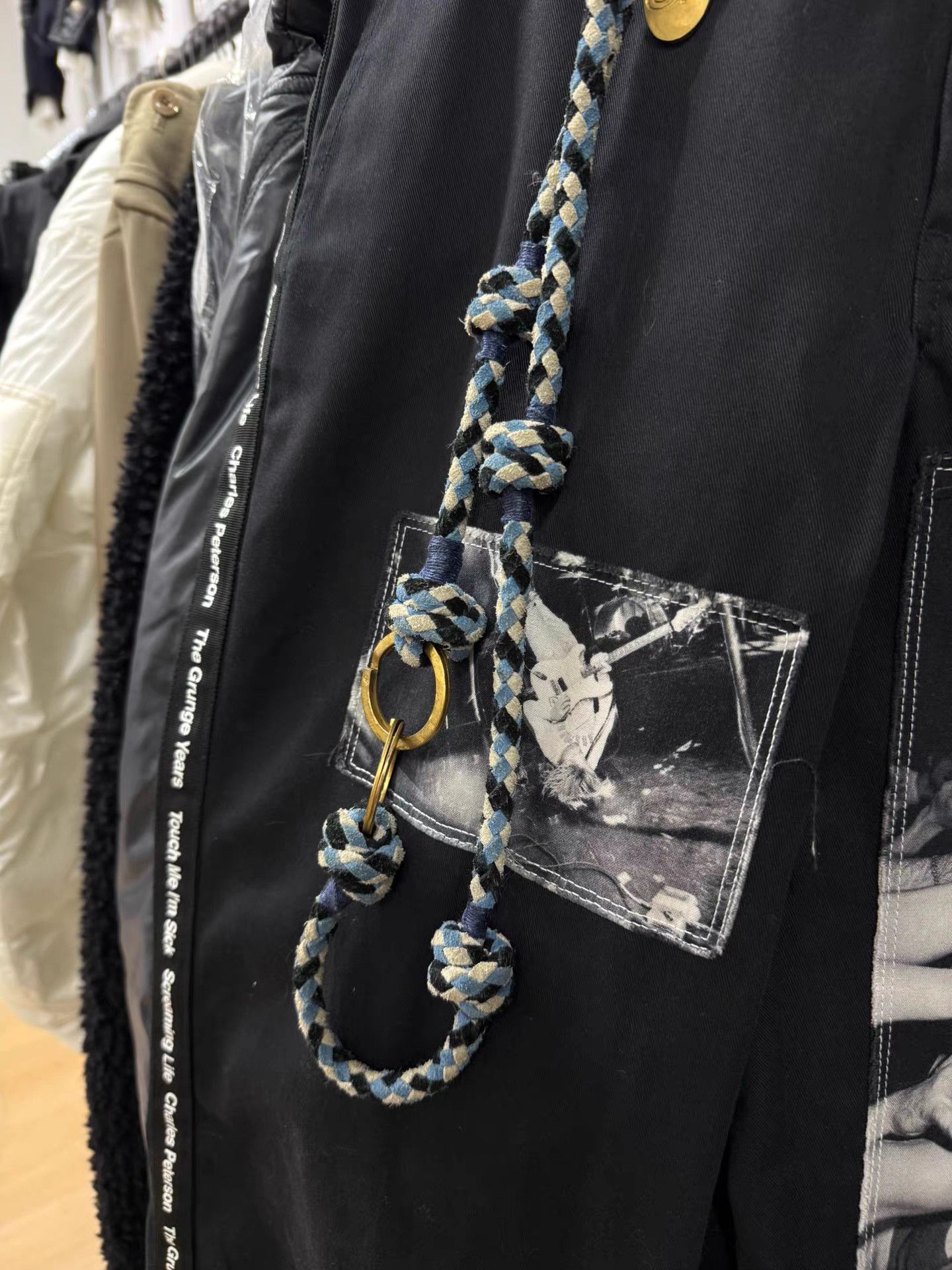 Takahiromiyashita The Soloist. The soloist Leather Patchwork Woven Belt Chain K20 Size ONE SIZE - 7 Thumbnail