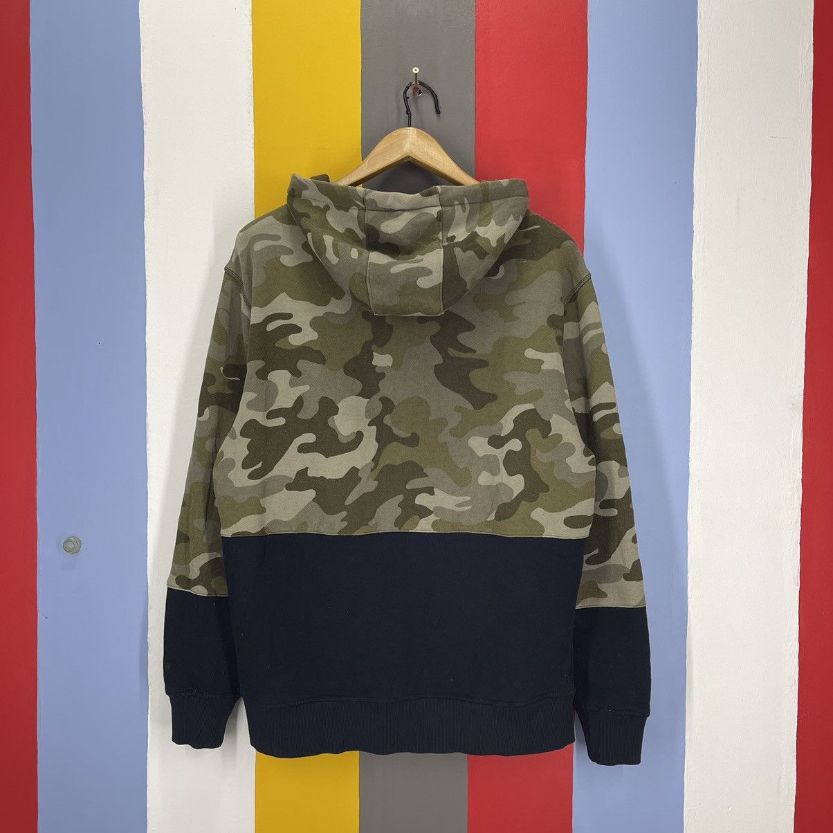 New Balance NEW BALANCE Camouflage Hoodie Pullover #1933/11 Size US L / EU 52-54 / 3 - 10 Thumbnail