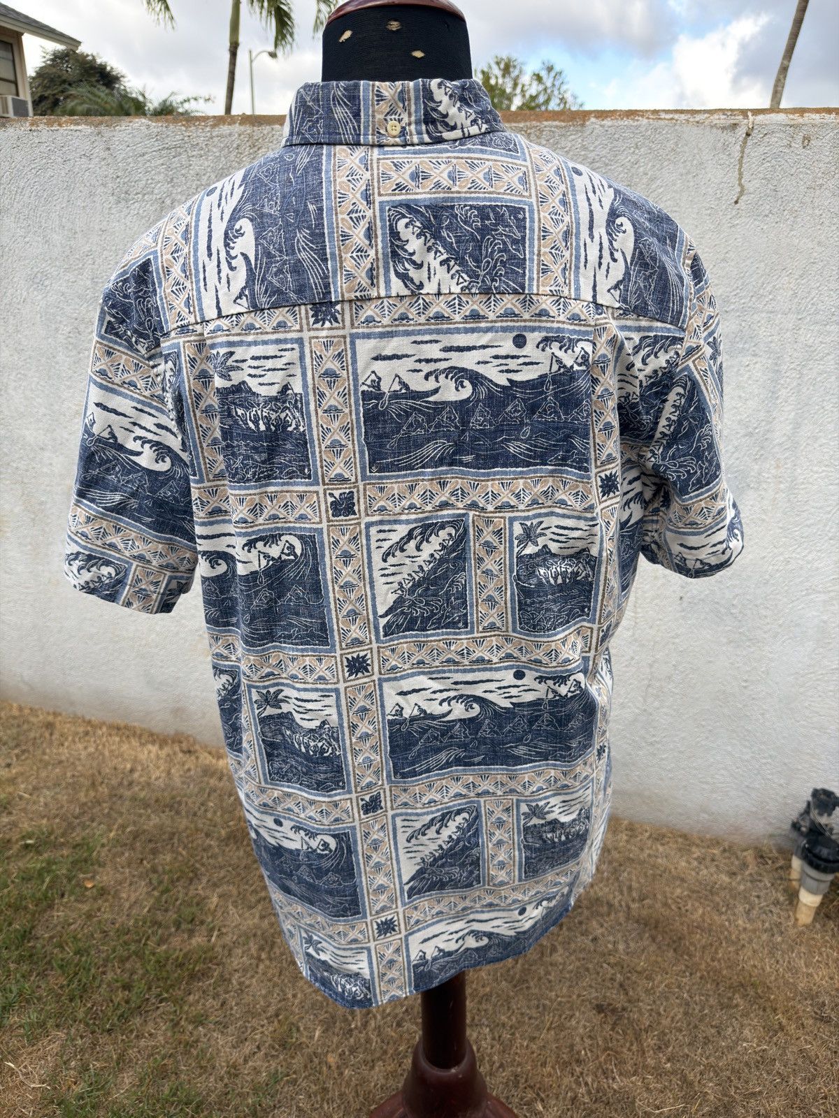 Reyn Spooner PreOwned Reyn Spooner Tailored Fit Blue Men's XXL Size US XXL / EU 58 / 5 - 2 Thumbnail