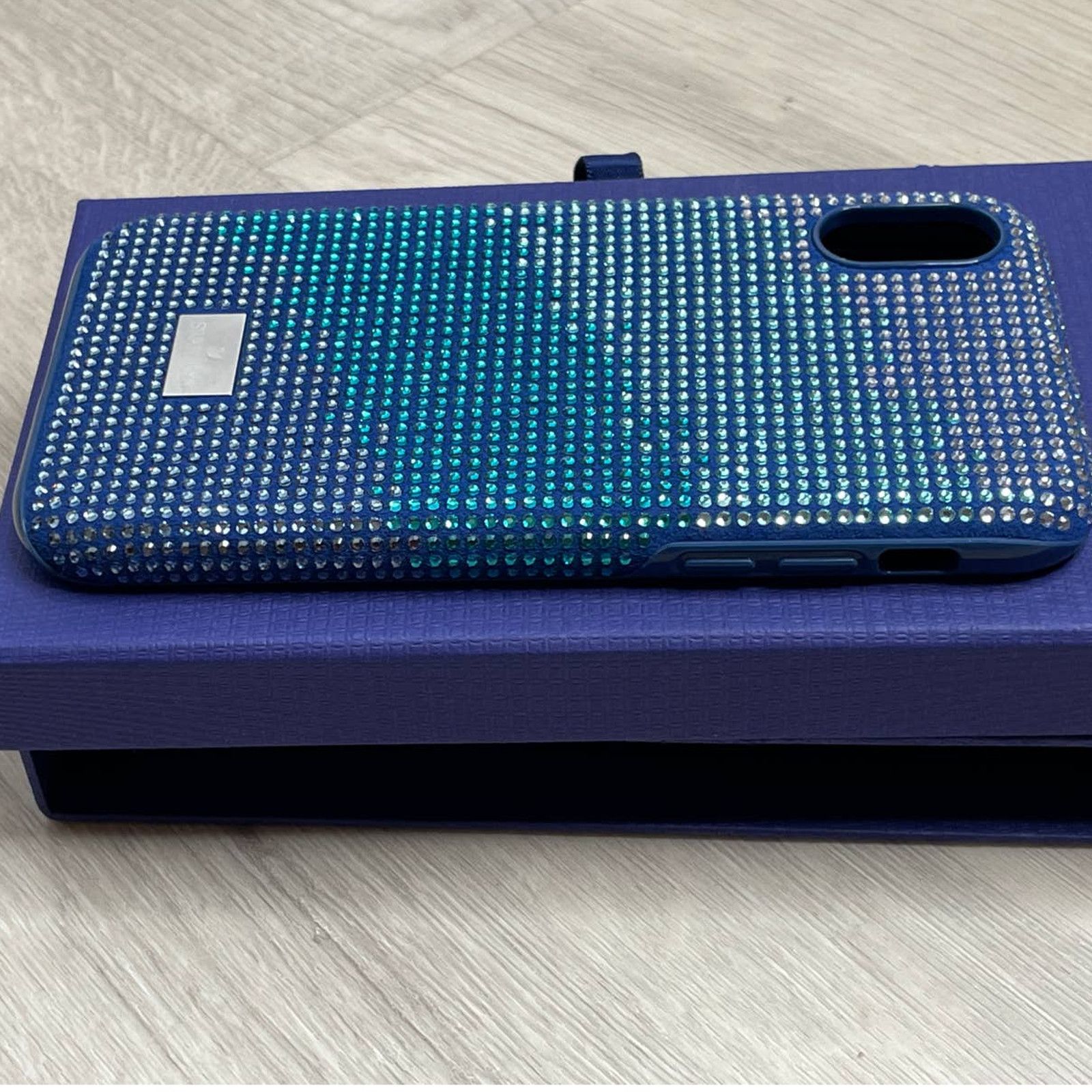 Swarovski Swarovski Crystalgram gradation of blue iPhone XS Max Case Size ONE SIZE - 7 Thumbnail