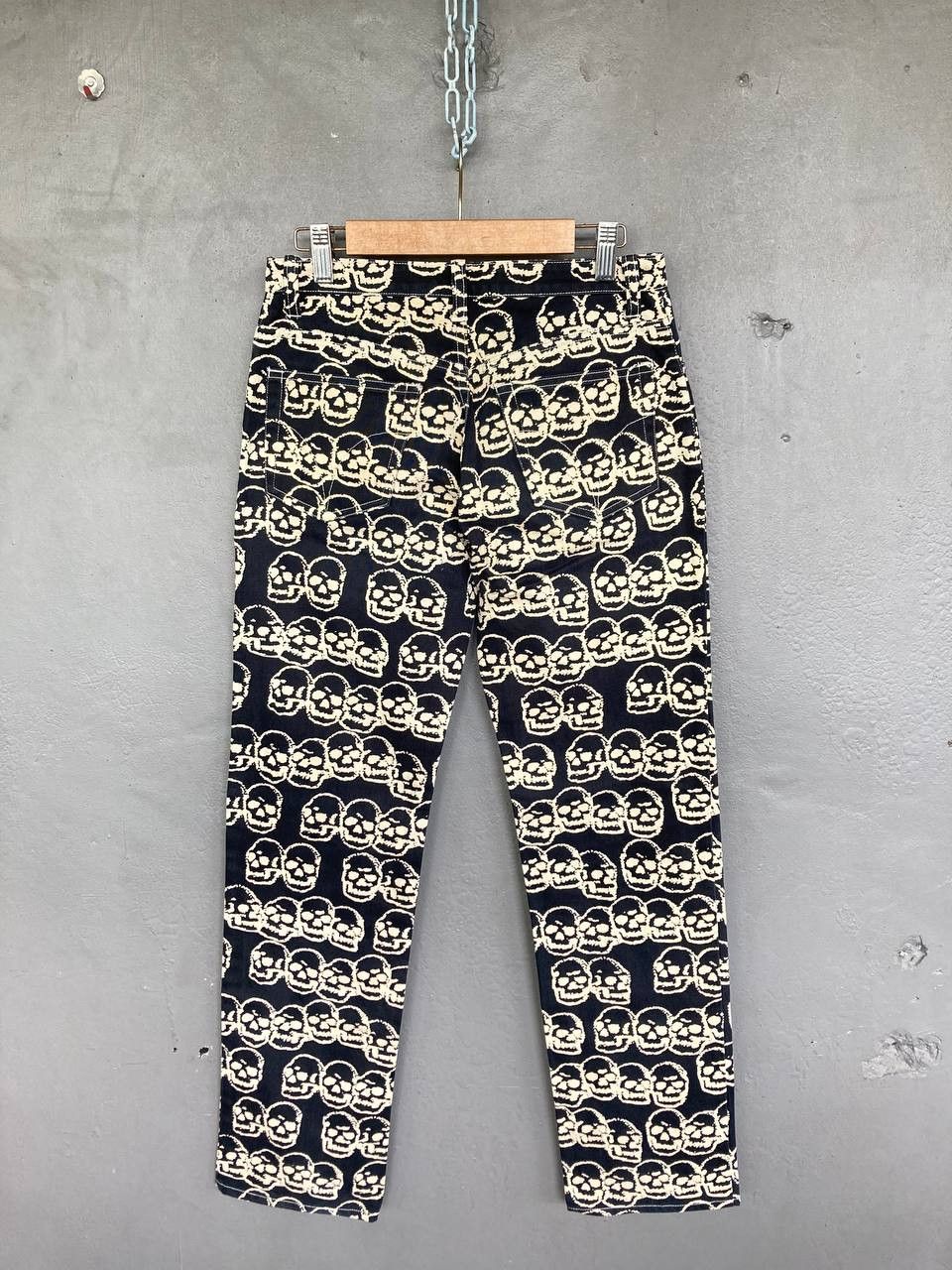 Hysteric Glamour Vintage Hysteric Glamour Skulls Trousers Size 28" / US 6 / IT 42 - 2 Thumbnail