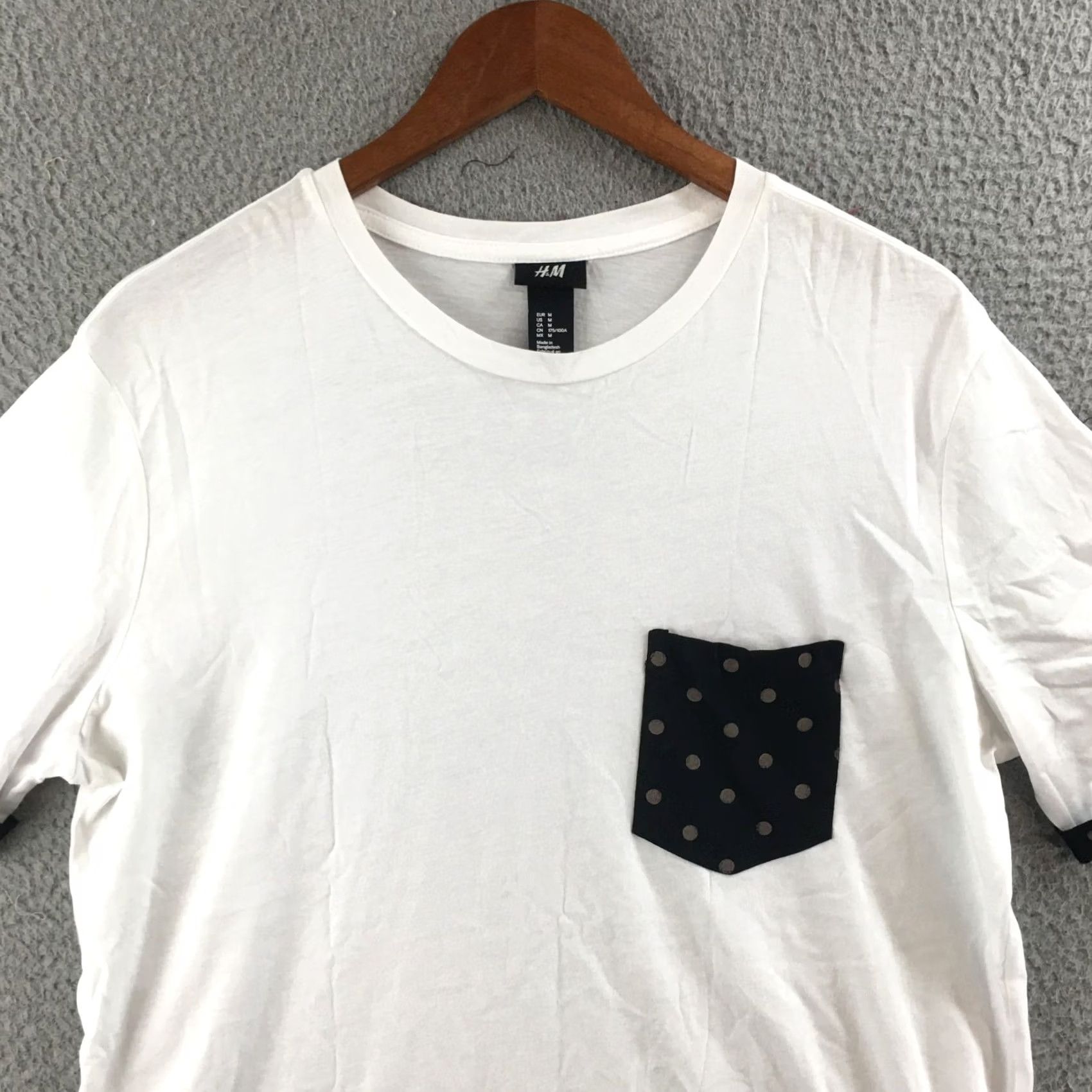 H&M H&M T-Shirts Womens M White Cotton Short Sleeve Pullover Round Neck Comfort Shirt Womens M White Cotton Short Sleeve Pullover Round Neck Comfort Size M / US 6-8 / IT 42-44 - 2 Thumbnail