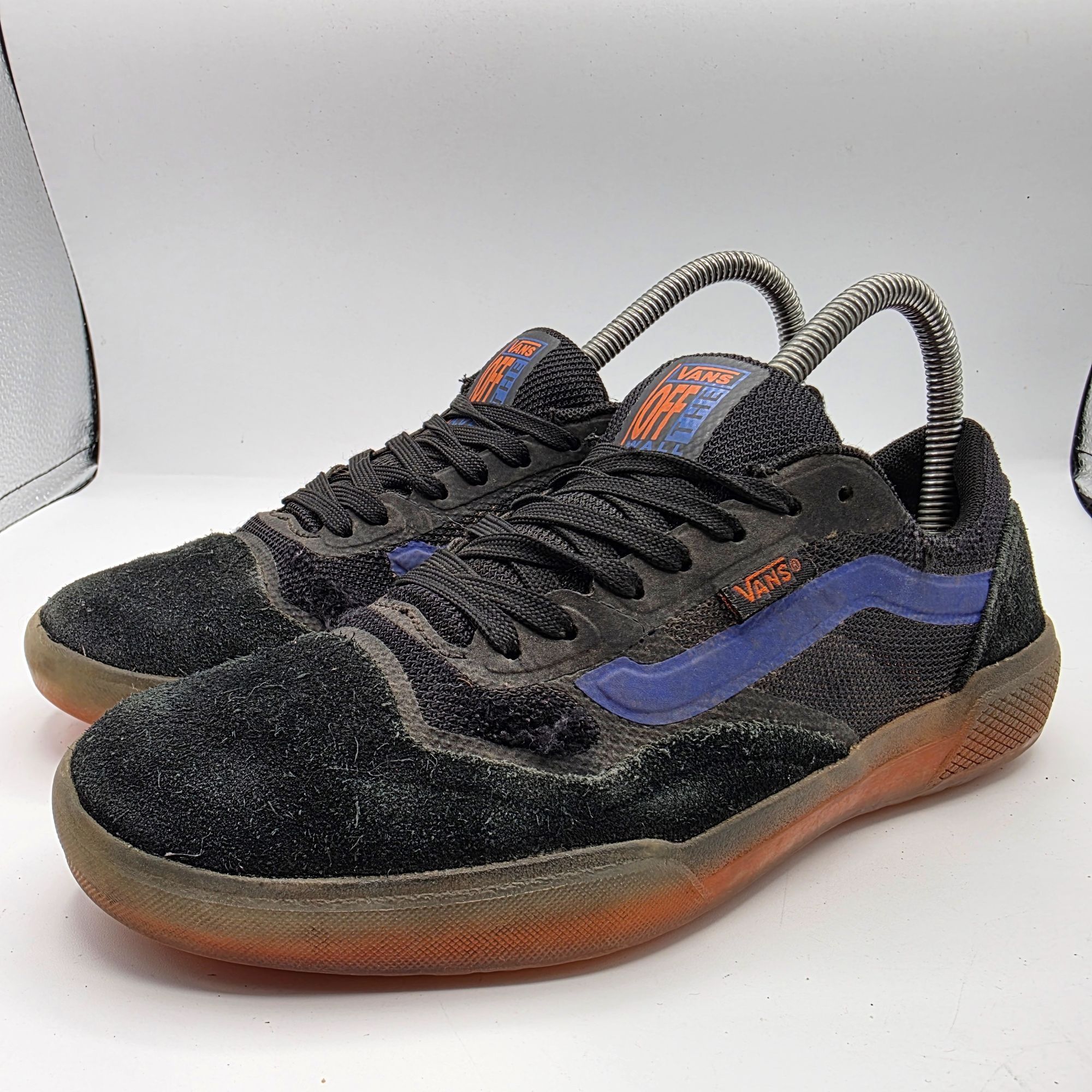 Vans Vans Ave Pro Mens Size 6 Black Orange Athletic Shoes Skatebo Size US 6 / EU 39 - 3 Thumbnail