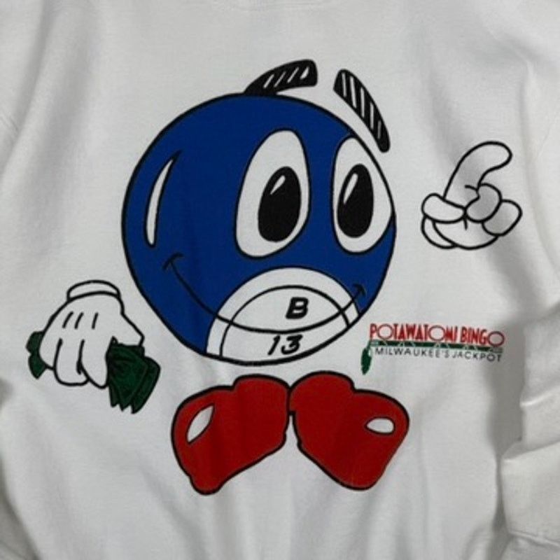 Fruit Of The Loom × Vintage Vintage Bingo Milwaukee's Jackpot Lottery Sweatshirt Size US L / EU 52-54 / 3 - 2 Thumbnail