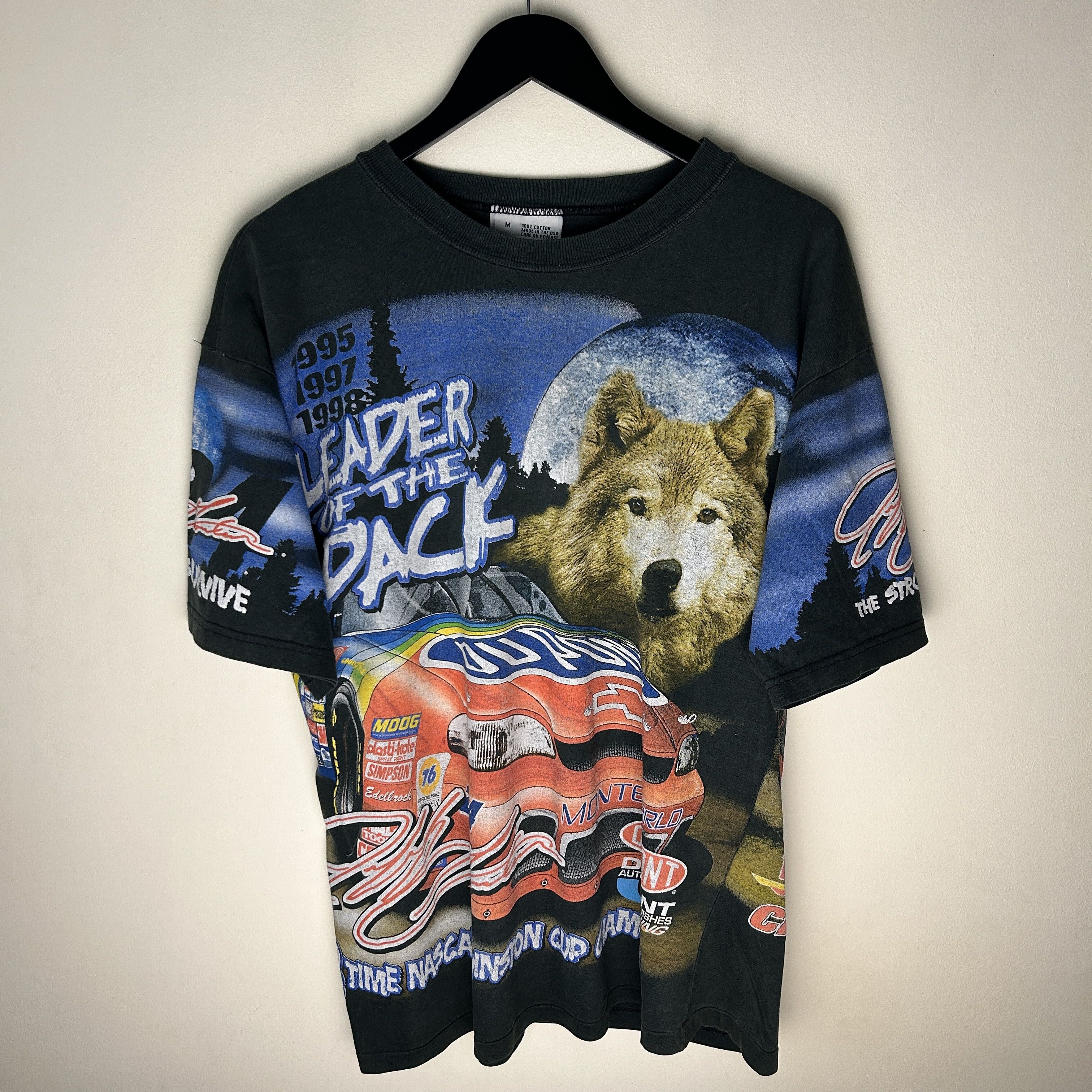 Chase Authentics Vintage Jeff Gordon Leader Of The Pack 1998 Nascar T-shirt Size US M / EU 48-50 / 2 - 1 Thumbnail