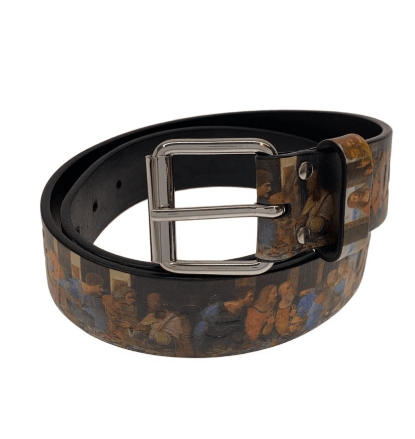 Supreme Supreme 25SS Last Supper Leather Belt Size ONE SIZE - 2 Thumbnail