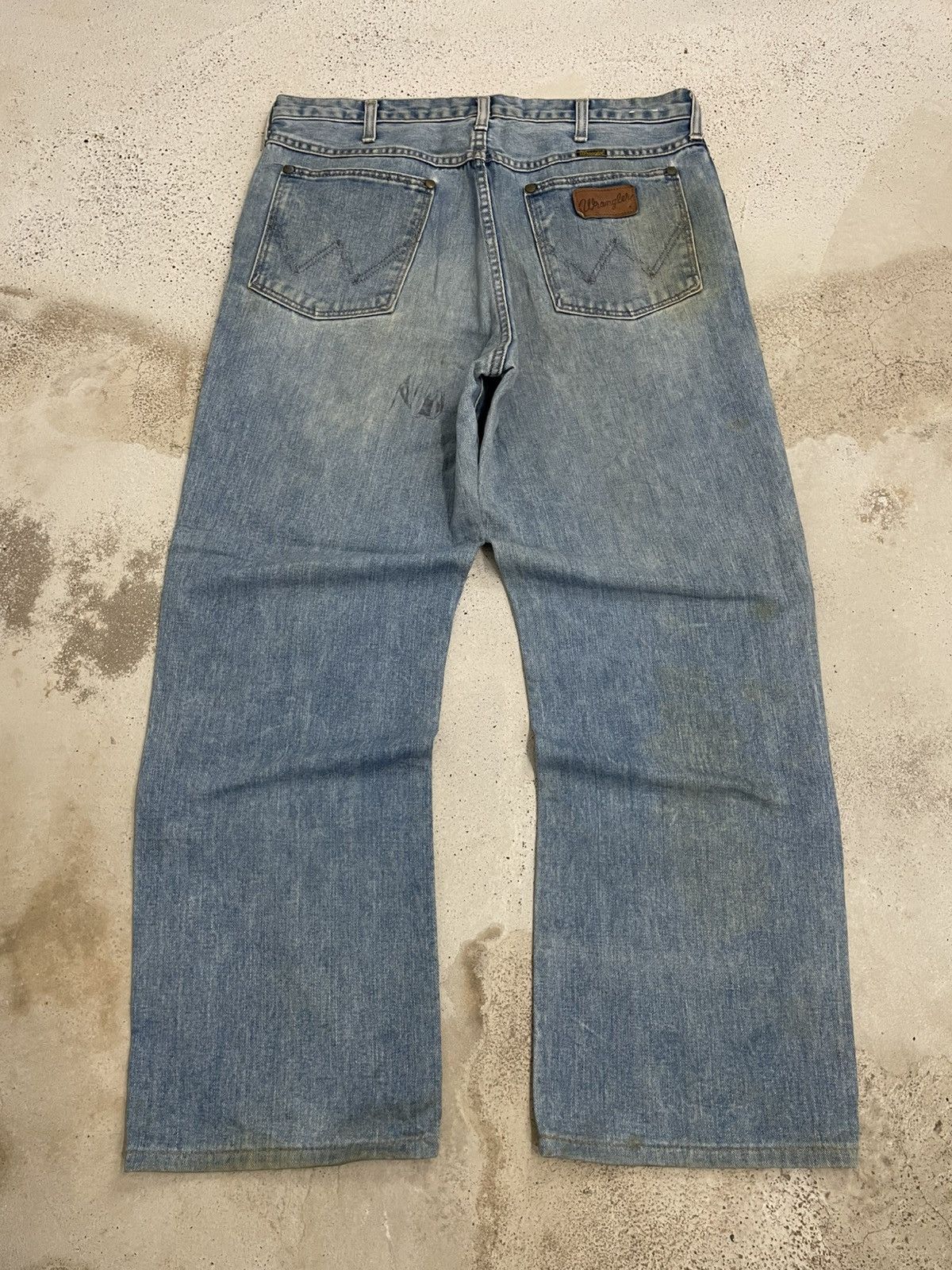 Wrangler Defect Rare Vintage Wrangler Scovill Button Japan Size US 34 / EU 50 - 12 Thumbnail