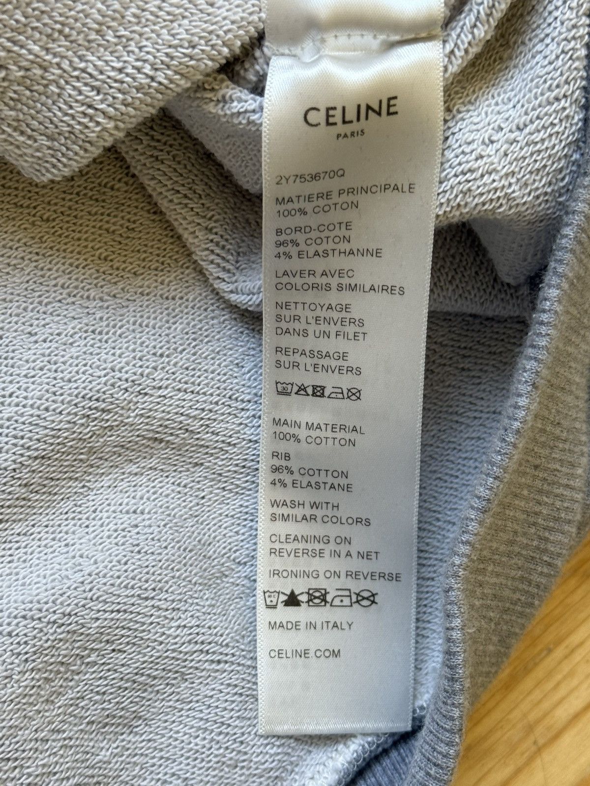 Celine Celine hoodie Size US L / EU 52-54 / 3 - 5 Thumbnail