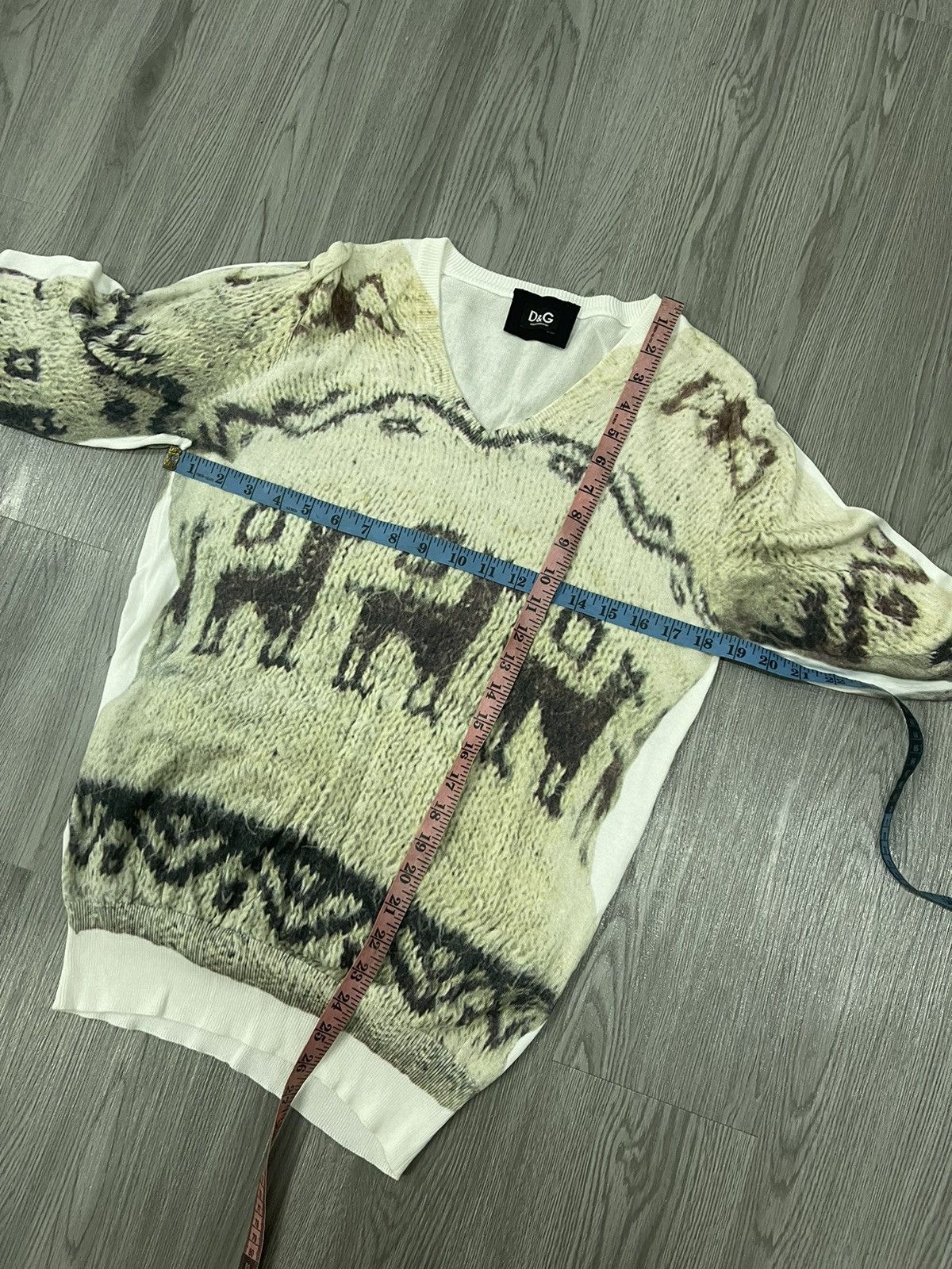 Dolce & Gabbana Dolce & Gabbana printed knitted Light Pullover Size US S / EU 44-46 / 1 - 12 Thumbnail