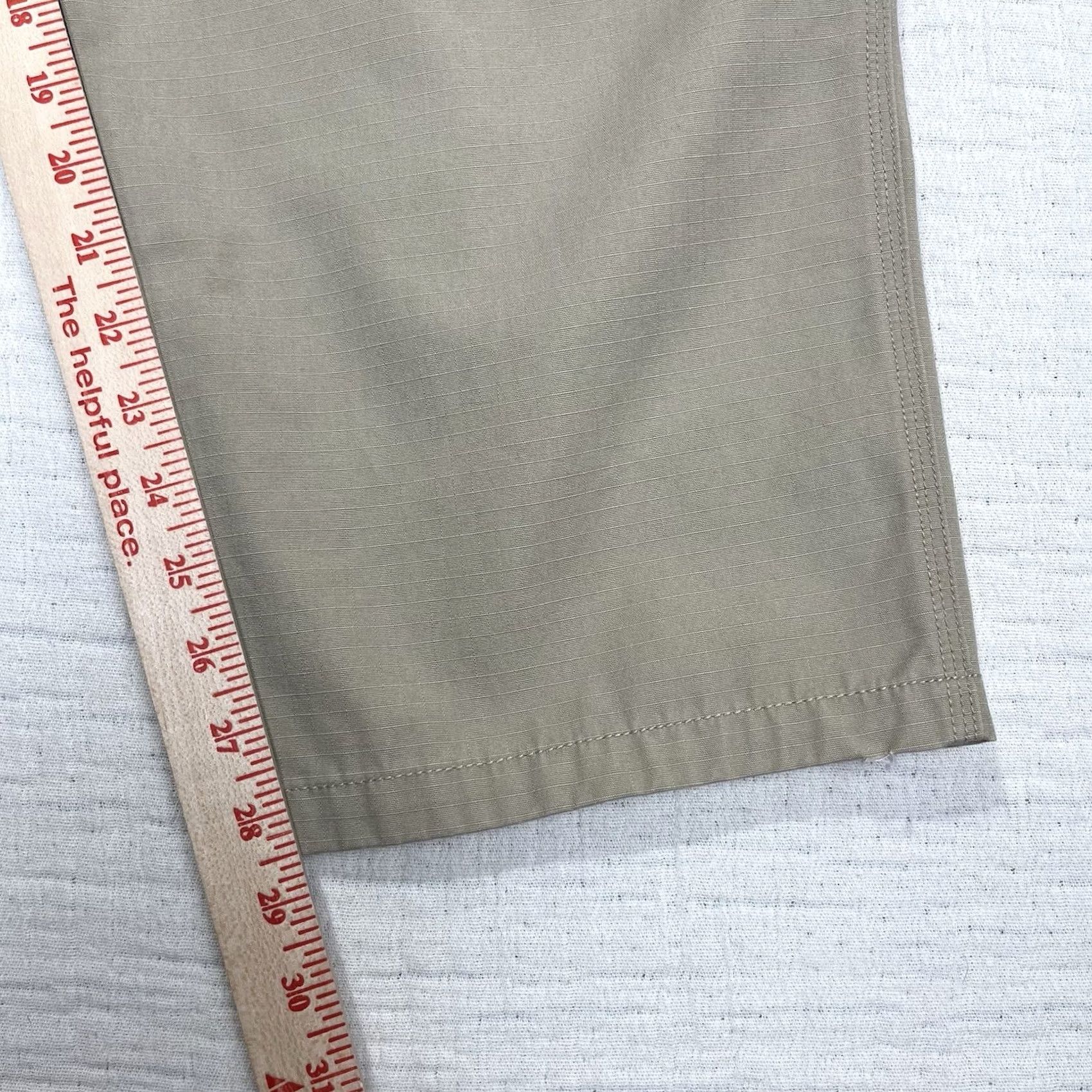 Vintage 5.11 Tactical Series Pants Men XL Short Ripstop Cargo Outdoor Khaki Solid Pockets Zip Belt Loops Cargo Pants Mens XL Regular Straight 29in Inseam Size US 36 / EU 52 - 3 Thumbnail