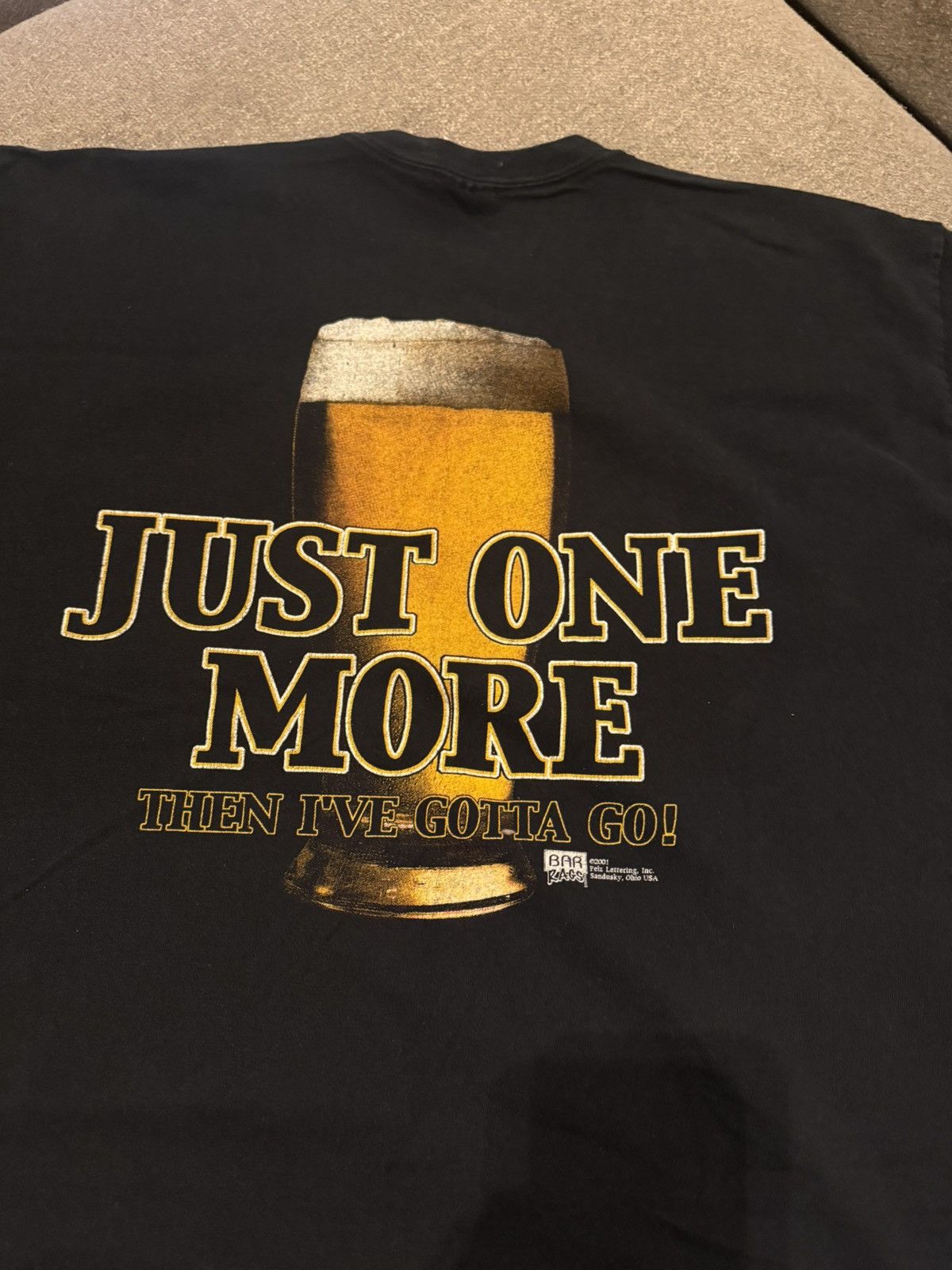 Vintage Vintage Funny Beer / Bar T Shirt Size US XL / EU 56 / 4 - 8 Thumbnail