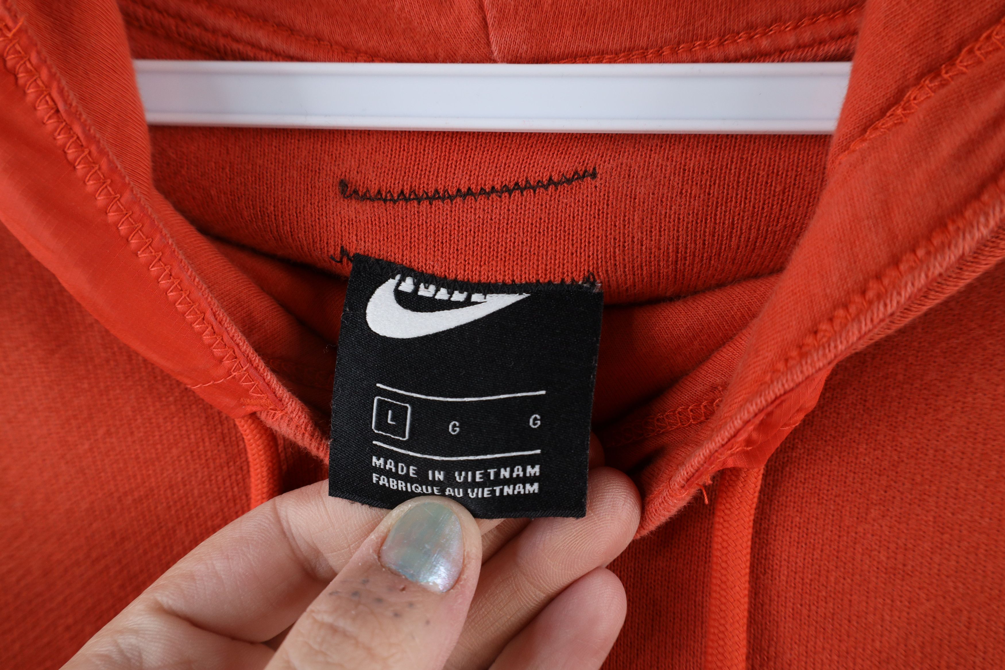 Nike × Vintage Nike Sportswear Future Logo Big Swoosh Hoodie Sweatshirt Size US L / EU 52-54 / 3 - 7 Thumbnail