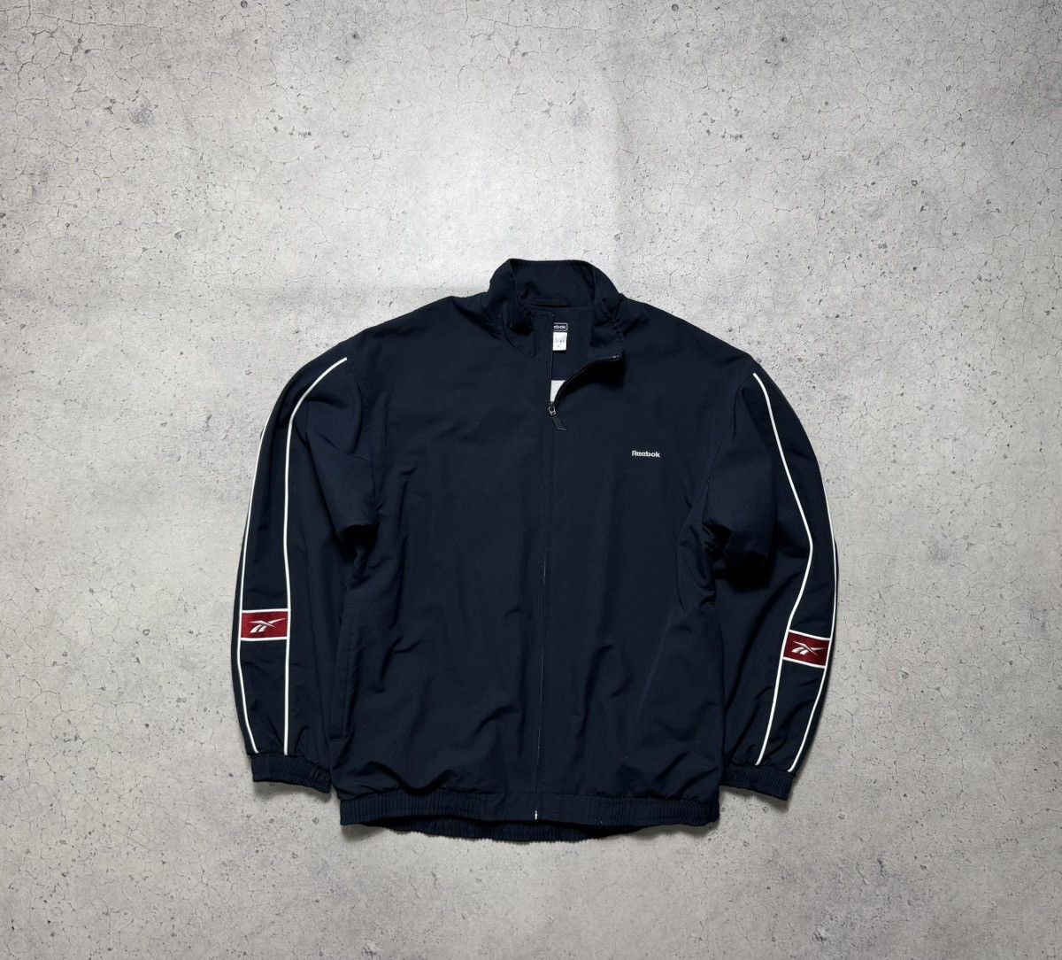 Reebok Reebok Vintage Navy Nylon Track Suit Jacket & Pants Size M Size US M / EU 48-50 / 2 - 3 Thumbnail