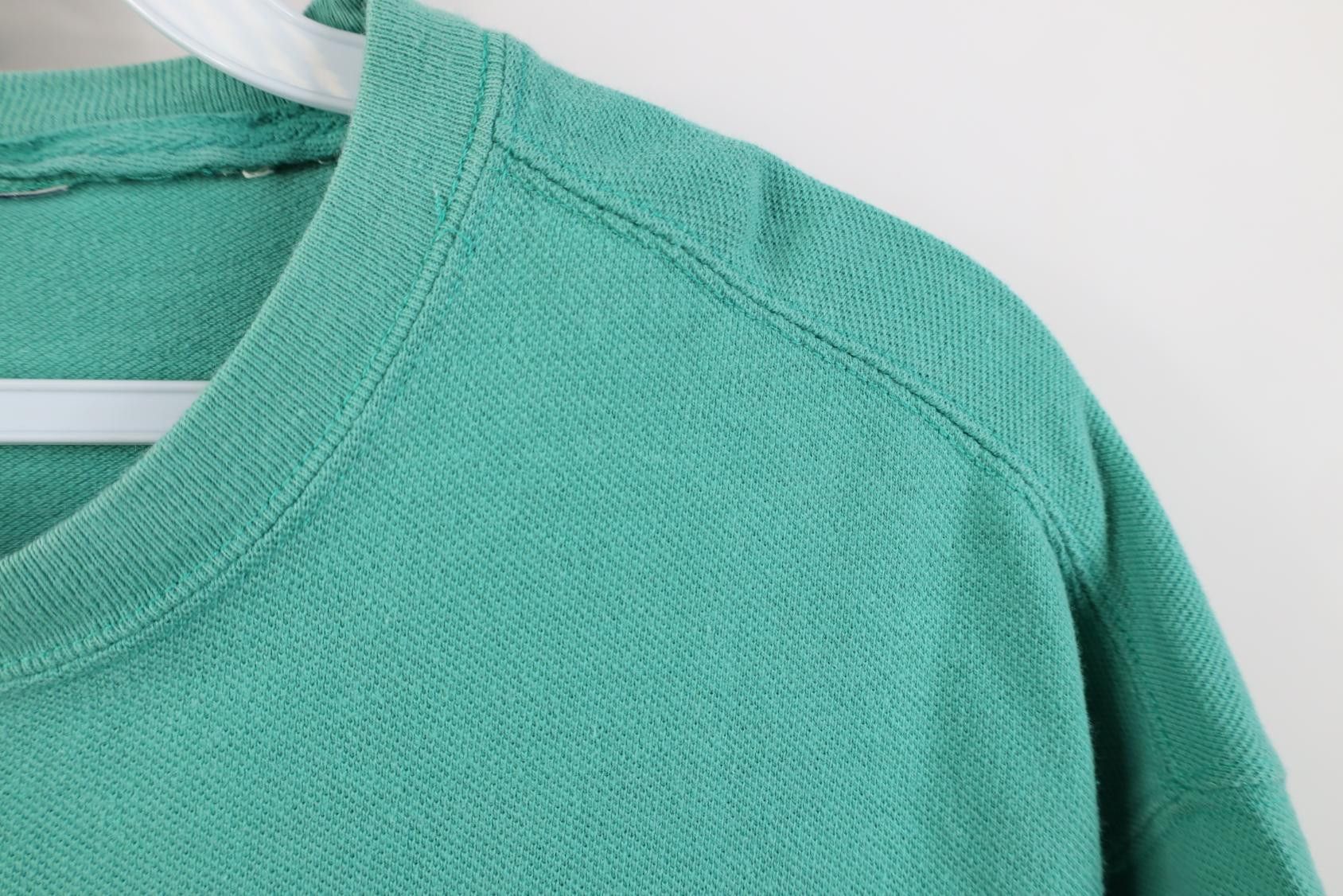 Vintage Vintage 90s Streetwear Pique Cotton Knit Pocket T-Shirt Size US M / EU 48-50 / 2 - 8 Thumbnail