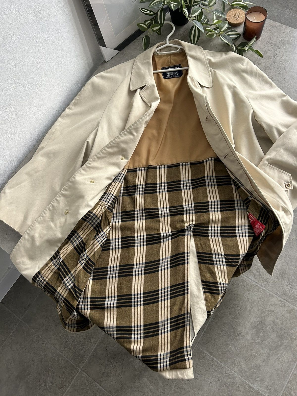Burberry × Vintage Burberry Vintage trench coat unisex Size US L / EU 52-54 / 3 - 3 Thumbnail