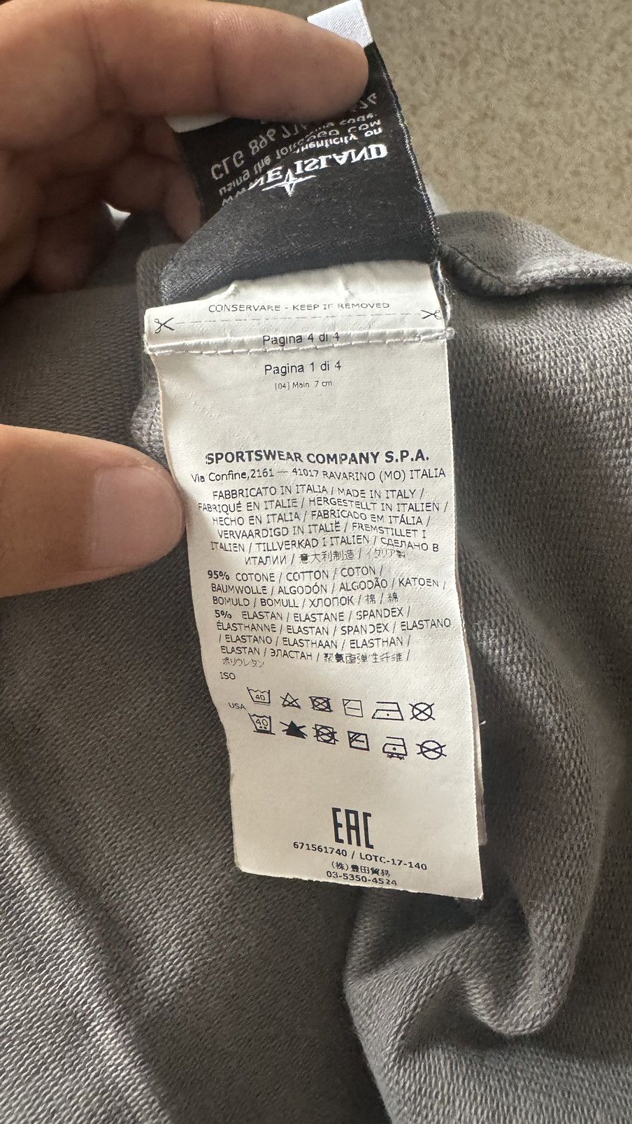 Stone Island Stone Island Ghost Pull Size US M / EU 48-50 / 2 - 7 Thumbnail