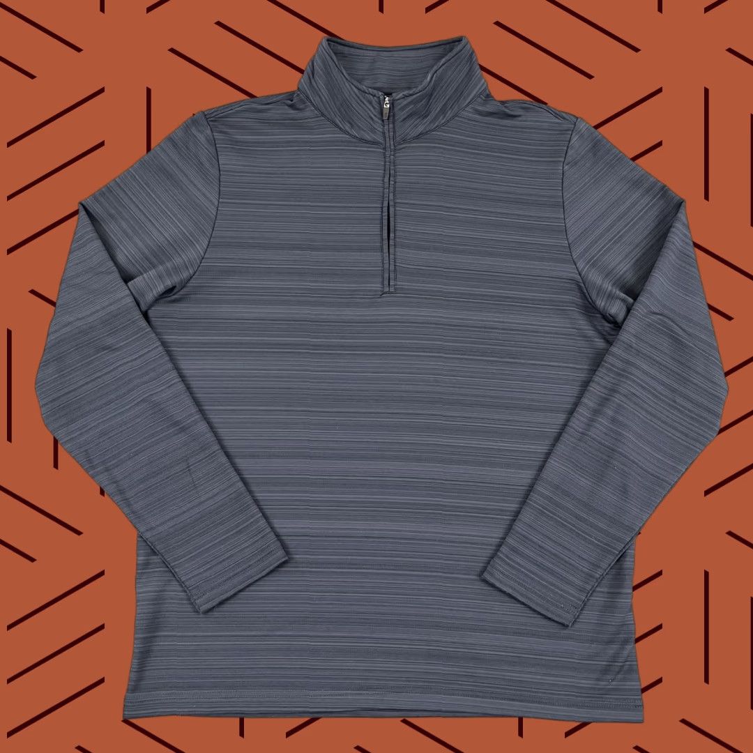 Vintage Criquet Jacket Mens Large Blue Pullover Performance Quarter Zip Golf Casual Stretch Size US L / EU 52-54 / 3 - 1 Thumbnail