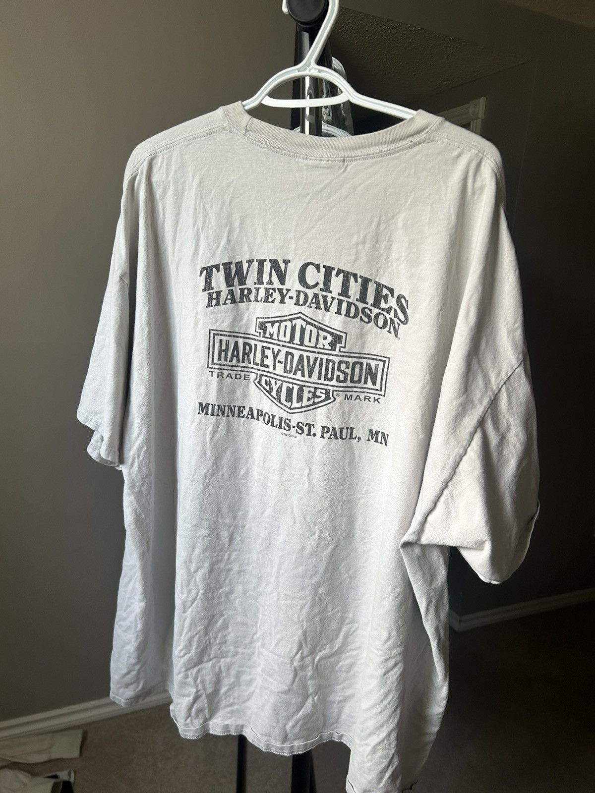 Vintage VINTAGE Harley biker T-shirt Size US XL / EU 56 / 4 - 2 Thumbnail