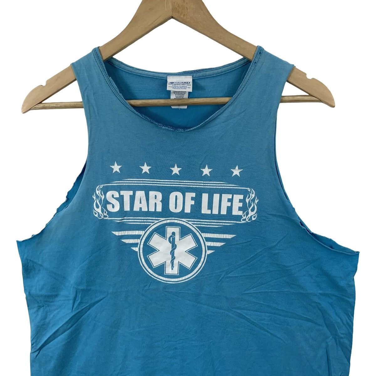 Vintage Vintage Star of Life EMS Graphic Tank Top Sleeveless Size US L / EU 52-54 / 3 - 6 Thumbnail