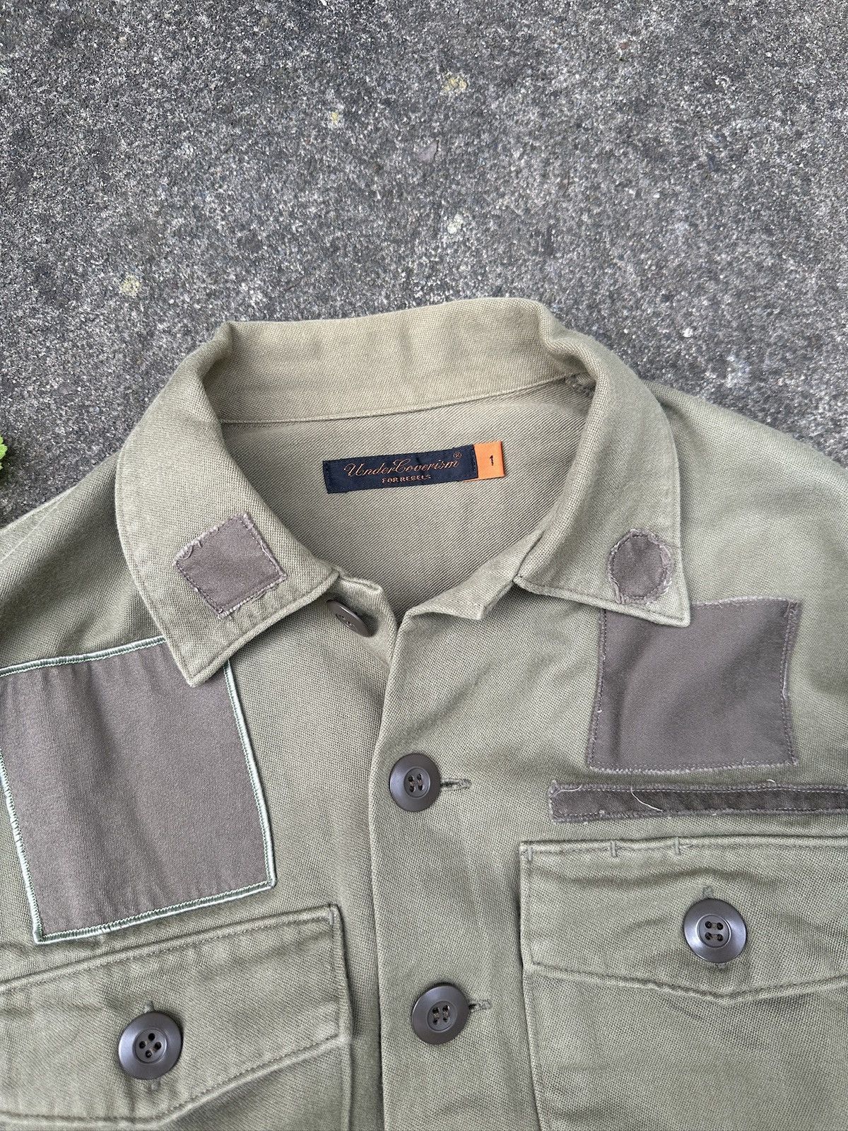 Jun Takahashi × Undercover Undercover SS03 Patchwork Military Shirt “CAN” Size US S / EU 44-46 / 1 - 2 Thumbnail
