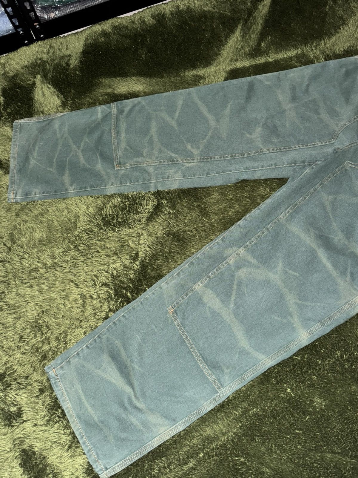thisisneverthat [XL] Thisisneverthat Crack printed Double Knee Pants Green Size US 36 / EU 52 - 5 Thumbnail