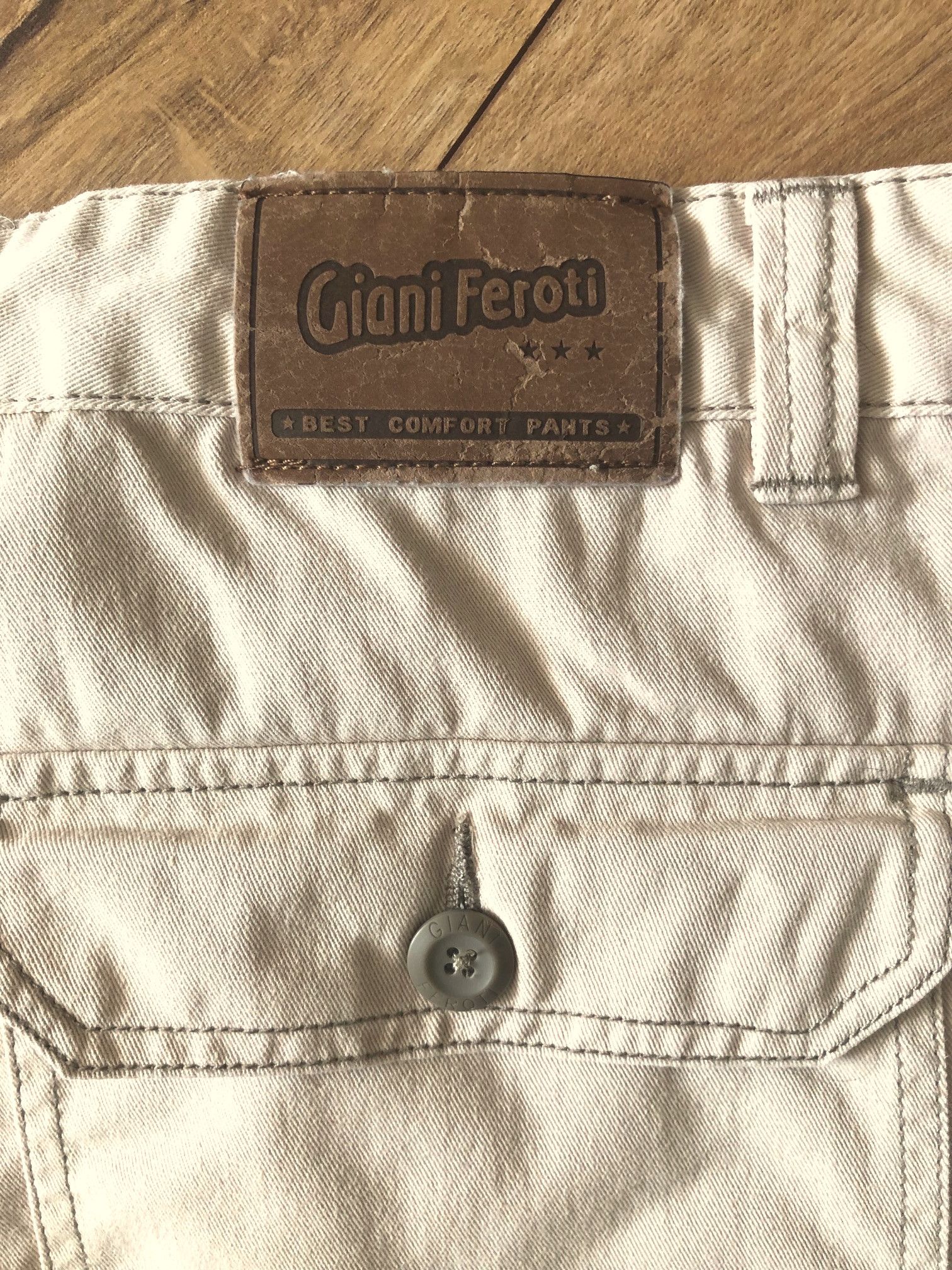 Other Men's beige cargo pants XL W38/L32 Giani Feroti Size US 38 / EU 54 - 8 Thumbnail
