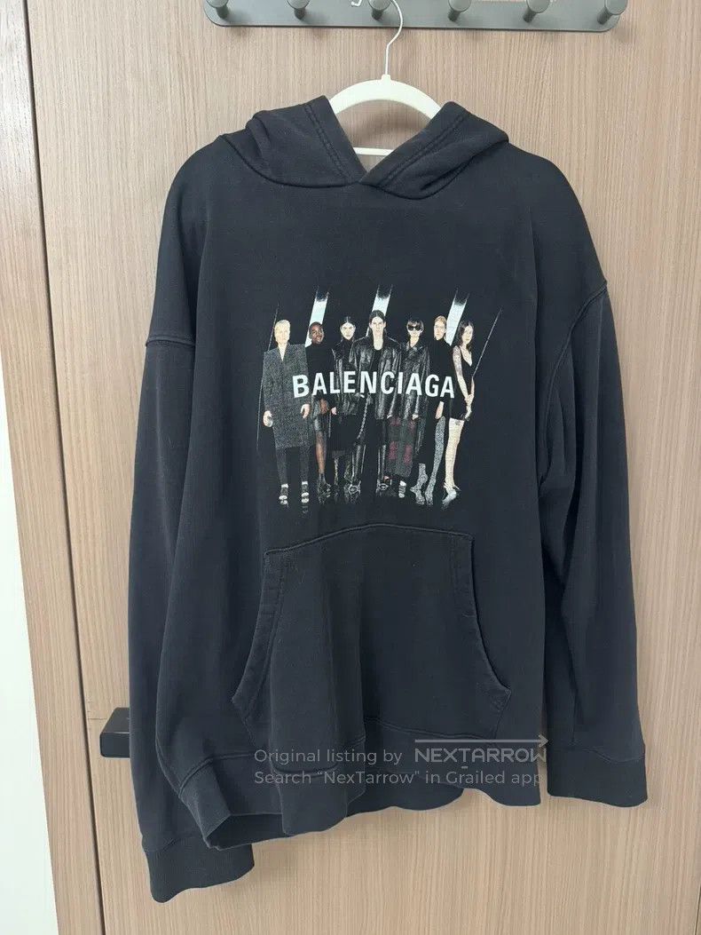 Balenciaga Balenciaga Hooded Sweatshirt Size US XL / EU 56 / 4 - 1 Thumbnail