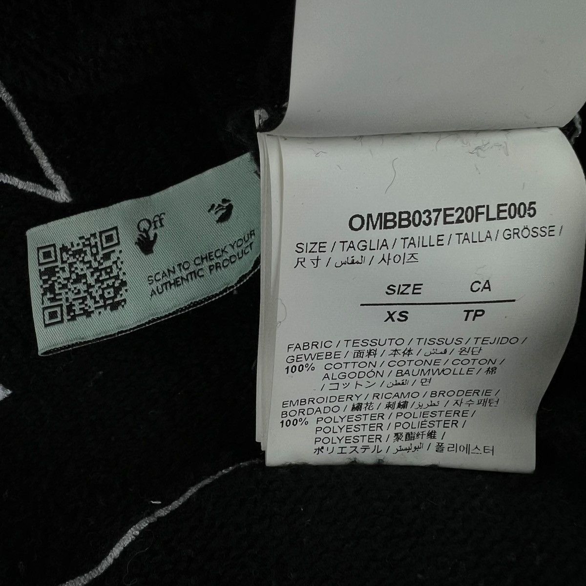 Off-White Off-White Oil Worker Hoodie Size US XS / EU 42 / 0 - 6 Thumbnail