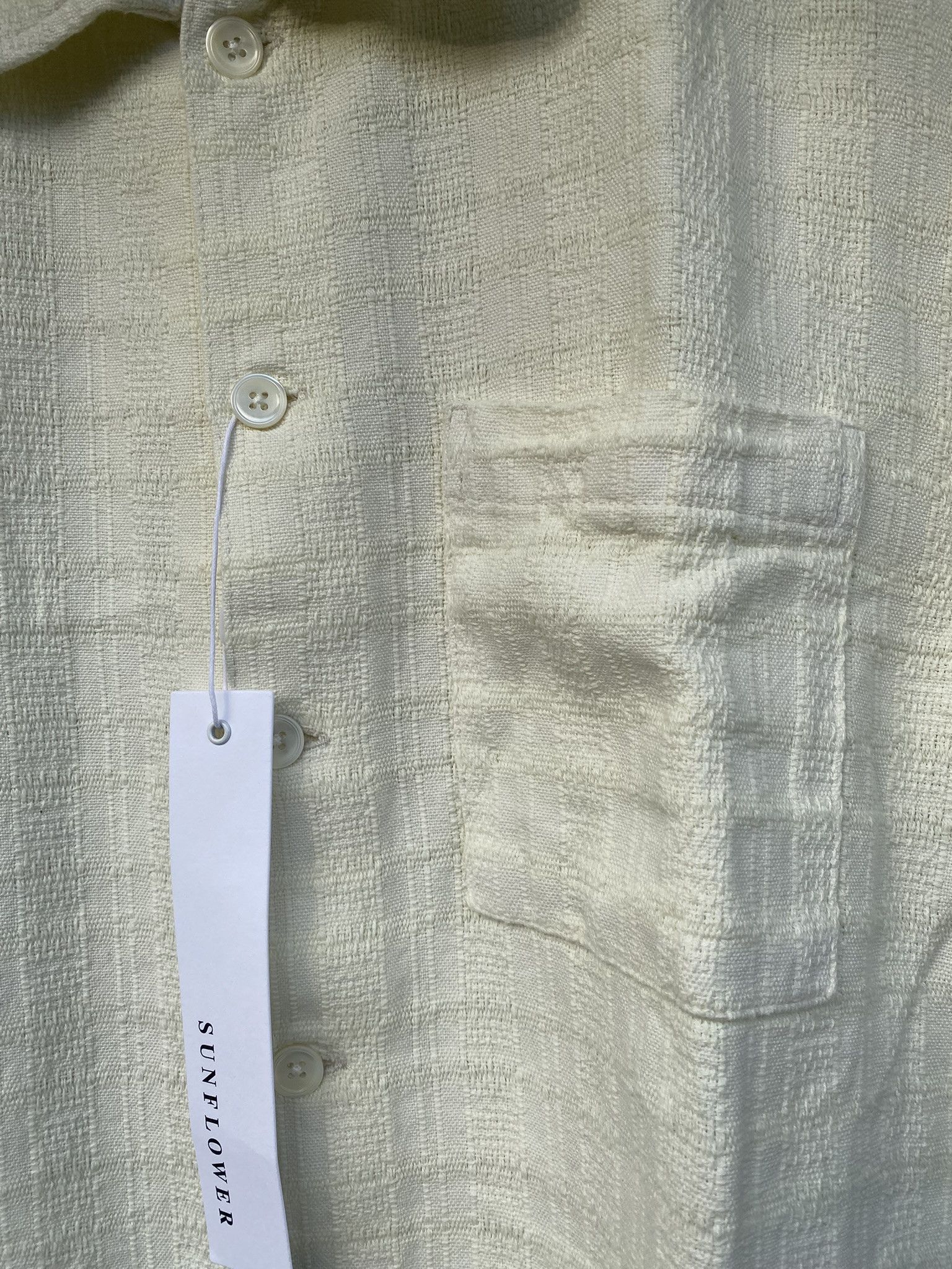 Sunflower NWT - Spacey SS Shirt - Off White Size US S / EU 44-46 / 1 - 11 Thumbnail