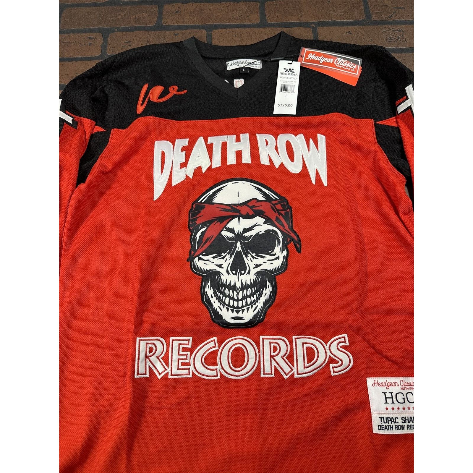 Other DEATH ROW RECORDS Hockey Jersey ~Never Worn~ M L XL 2XL Size US L / EU 52-54 / 3 - 10 Thumbnail