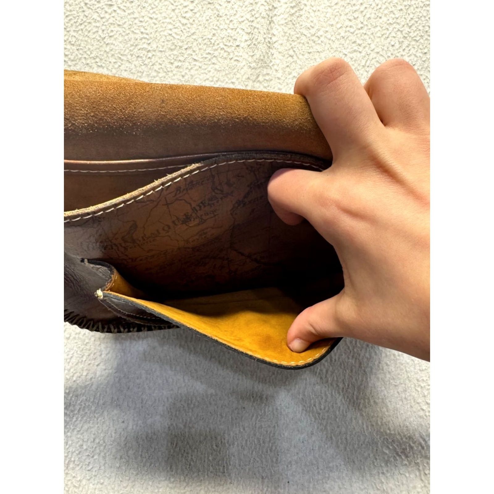 Patricia Nash Patricia Nash Vintage Leather Crossbody Atlas Bag Brown Medium Women Size ONE SIZE - 4 Thumbnail