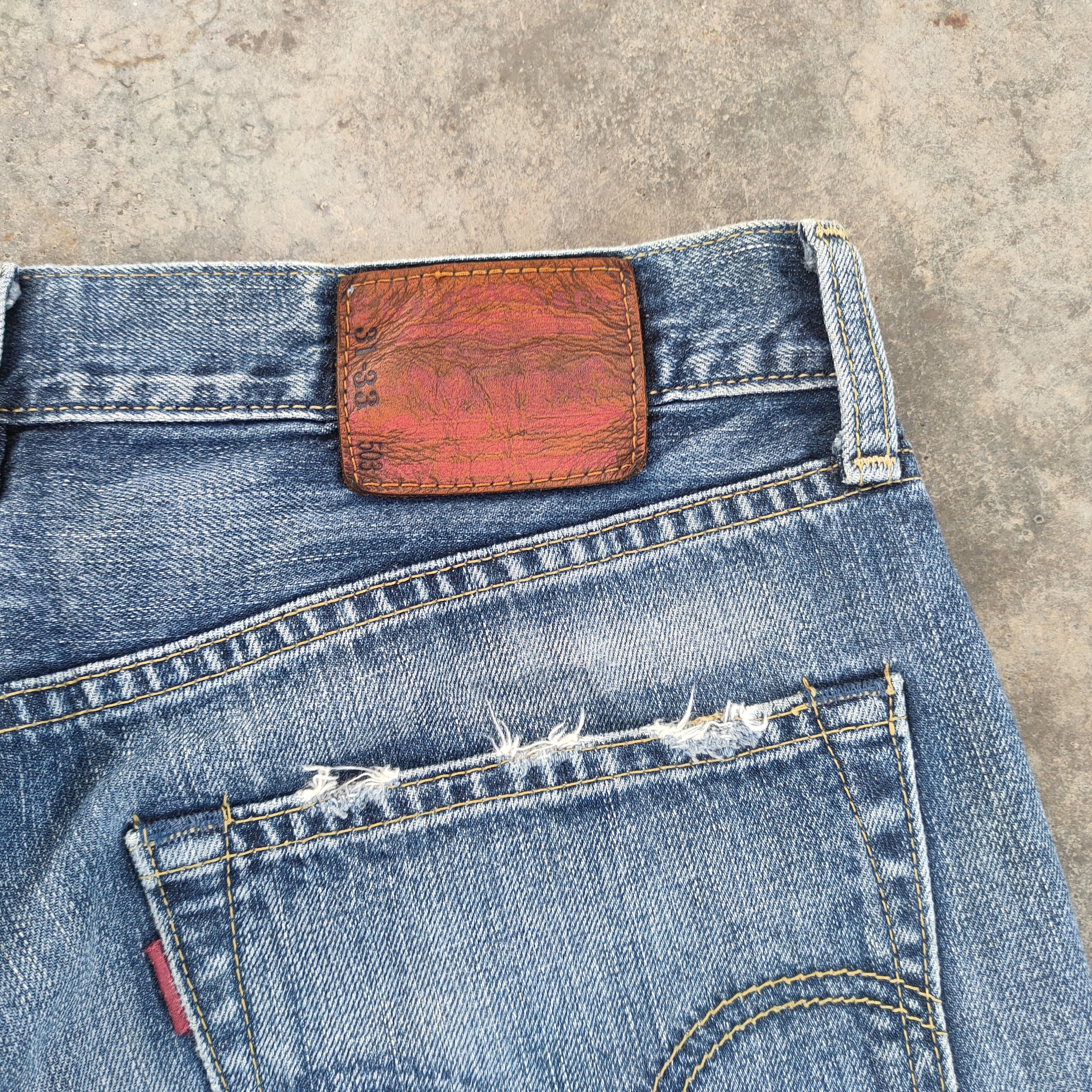 Levi's Vintage Clothing W32 VINTAGE LEVI'S 503 FADED DISTRESSED JEAN DENIM PANTS Size US 32 / EU 48 - 9 Thumbnail