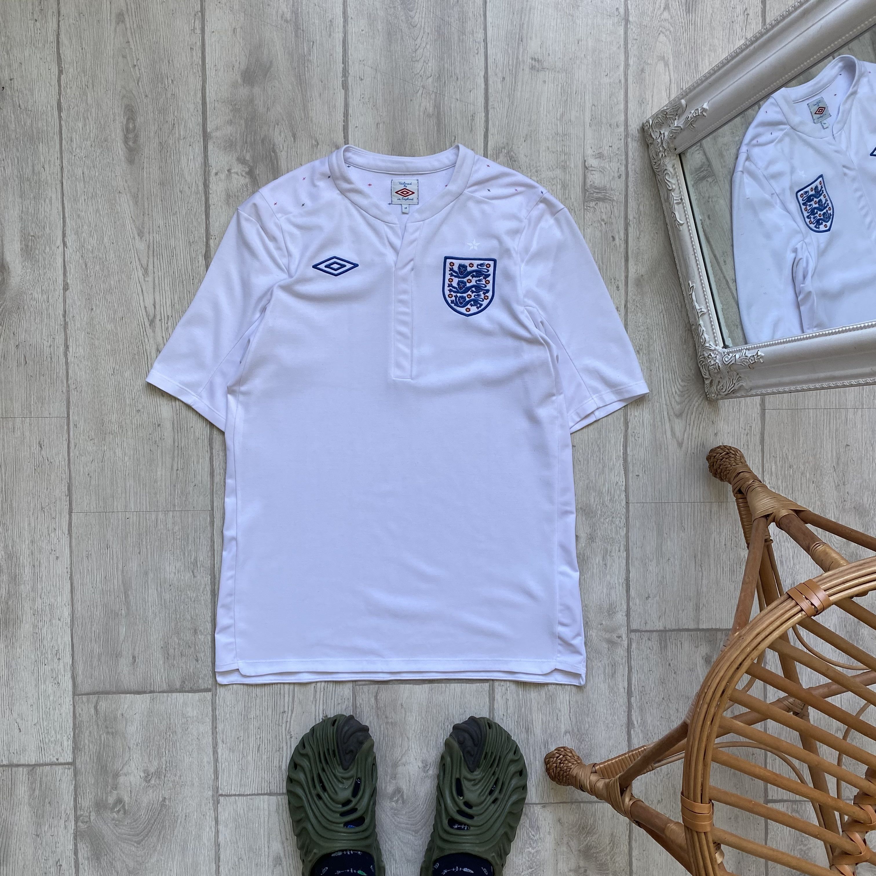 Umbro ⚽️ Drill Umbro England Union Football jersey tee Blockor Size US M / EU 48-50 / 2 - 1 Thumbnail