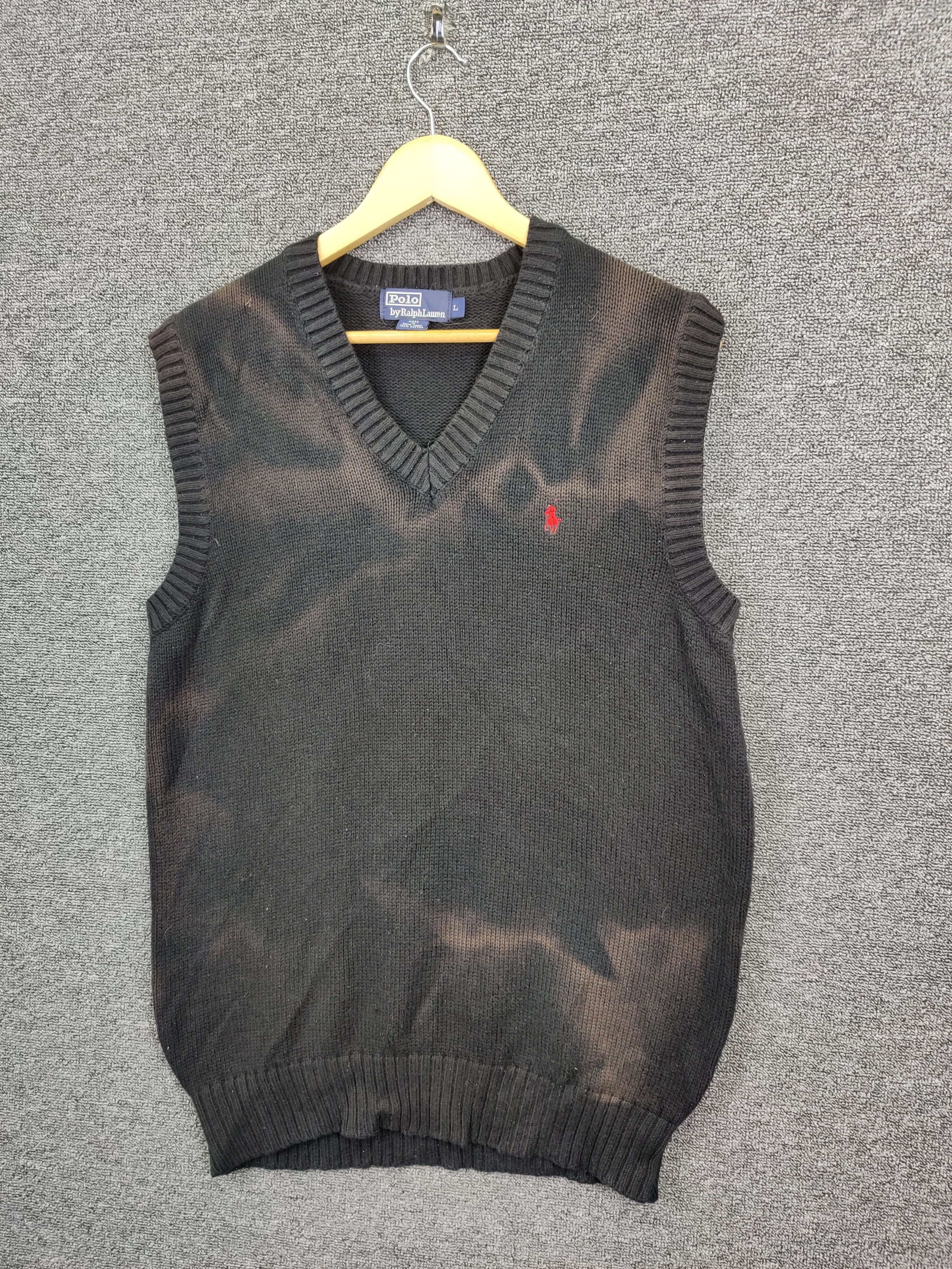 Polo Ralph Lauren Vintage Polo Ralph Lauren Sun Faded Knit Vest Size US L / EU 52-54 / 3 - 2 Thumbnail