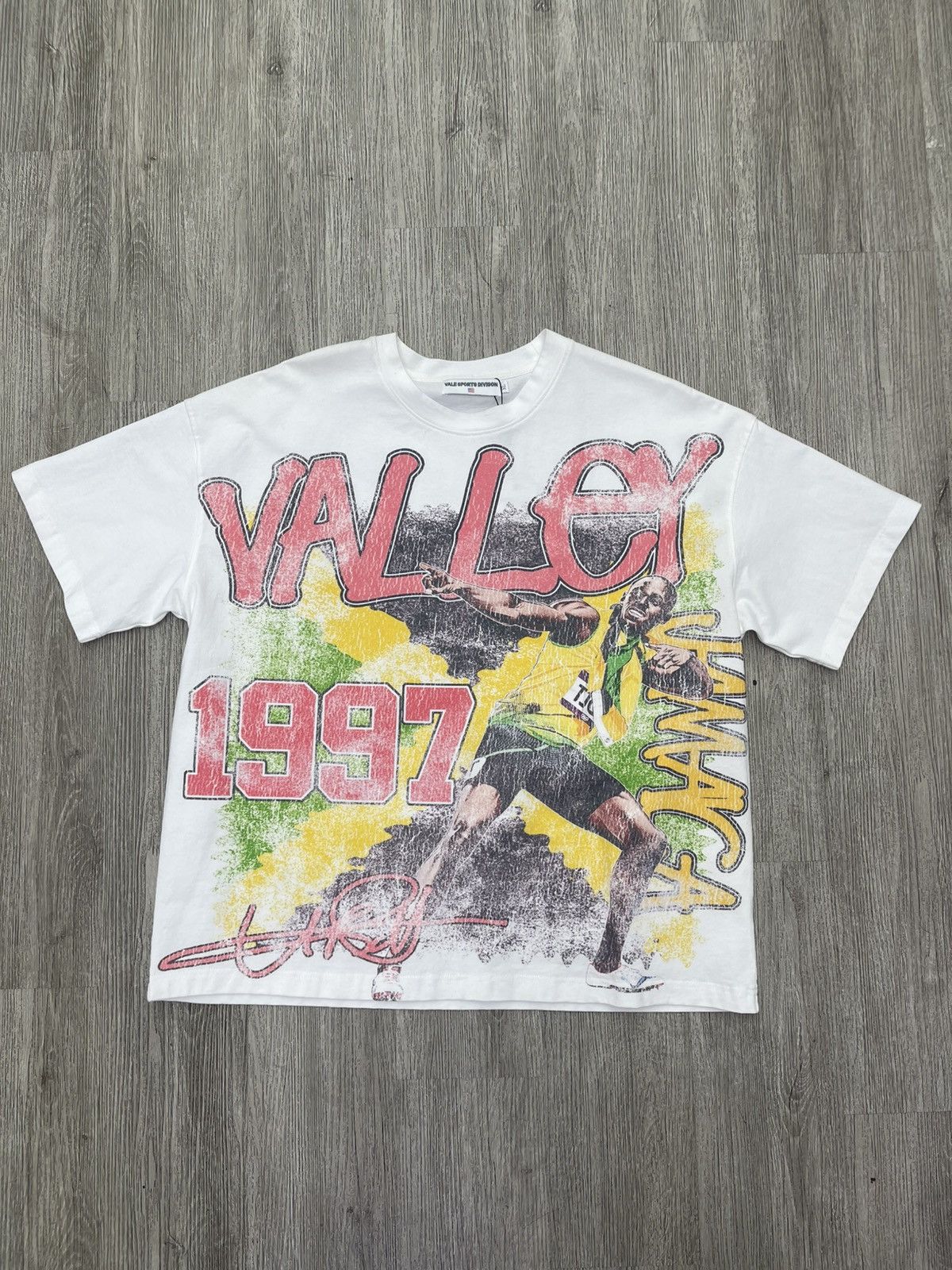 Vale Cale lives “Bolt” tee (white) Size US XL / EU 56 / 4 - 1 Thumbnail