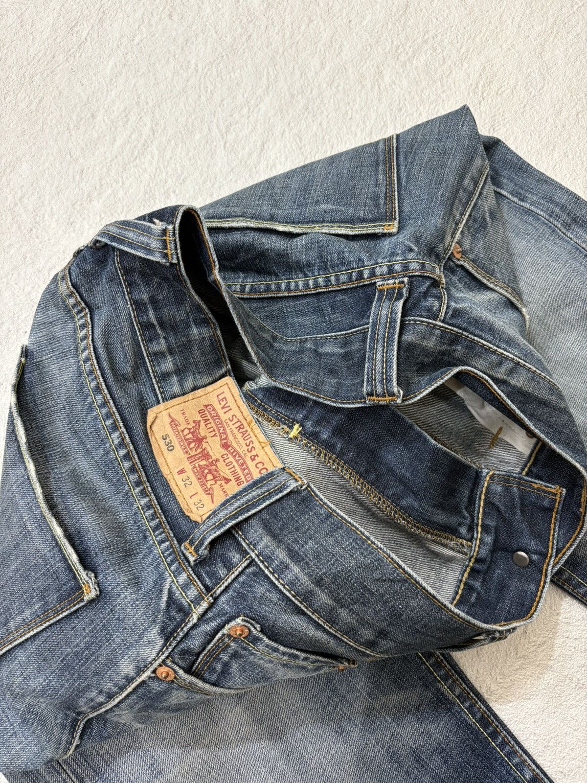 Kapital 2000a Levis Vintage destroy wash denim y2k style Size US 30 / EU 46 - 5 Thumbnail
