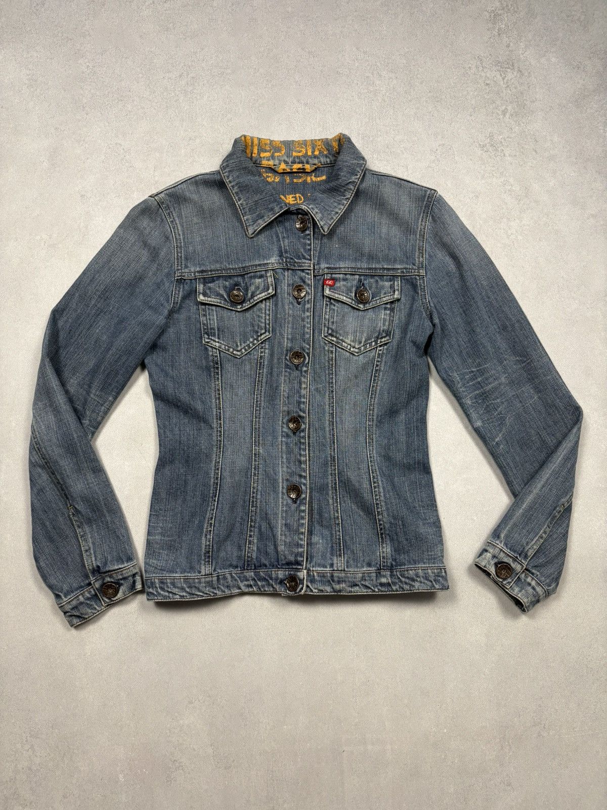 Miss Sixty Vintage 2000s Miss Sixty Y2K Denim Slim Jacket Brink Style S Size S / US 4 / IT 40 - 1 Thumbnail