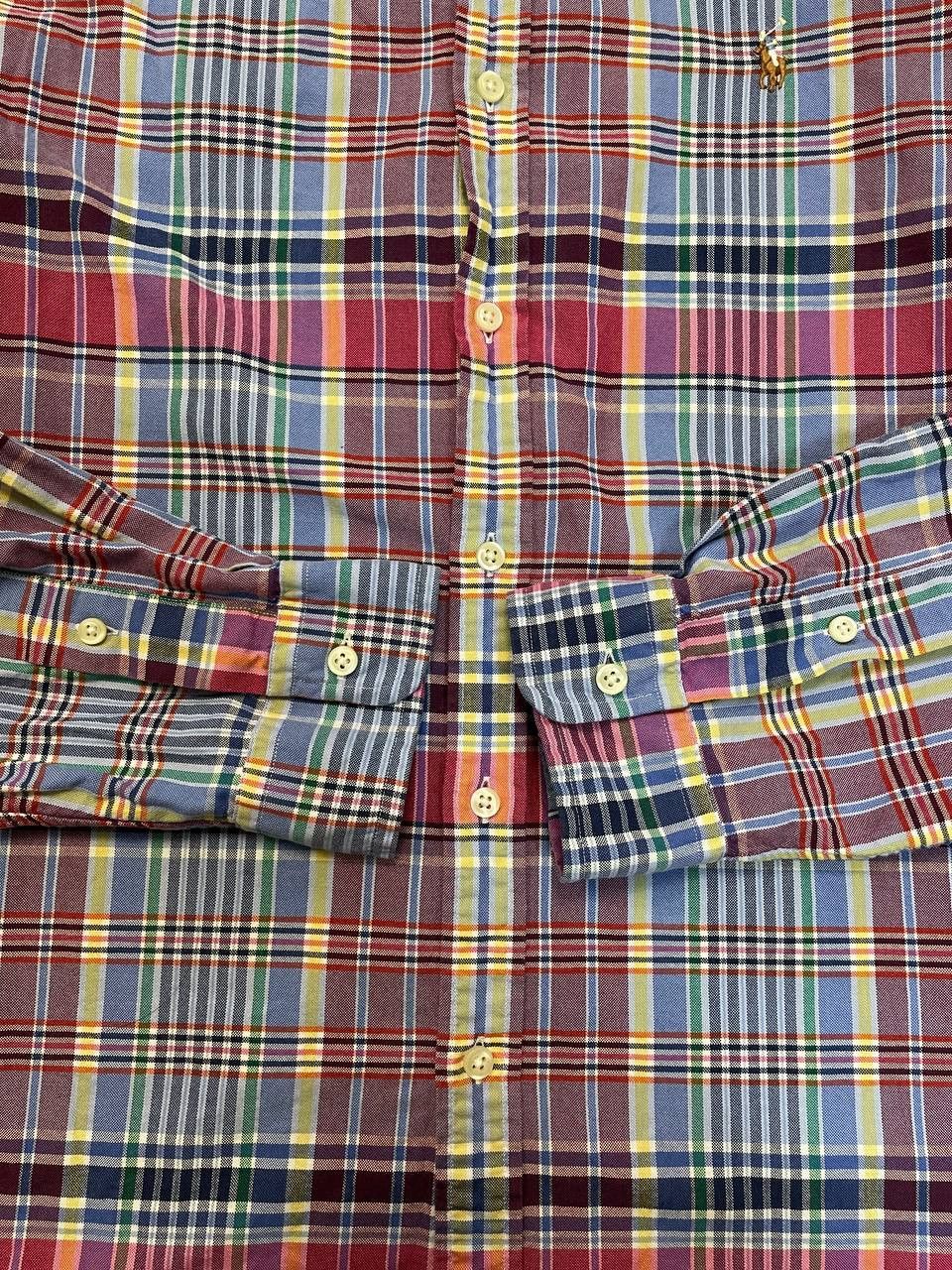 Ralph Lauren Ralph Lauren Slim Fit Plaid Shirt Mens Multicolor Button Size US L / EU 52-54 / 3 - 10 Thumbnail