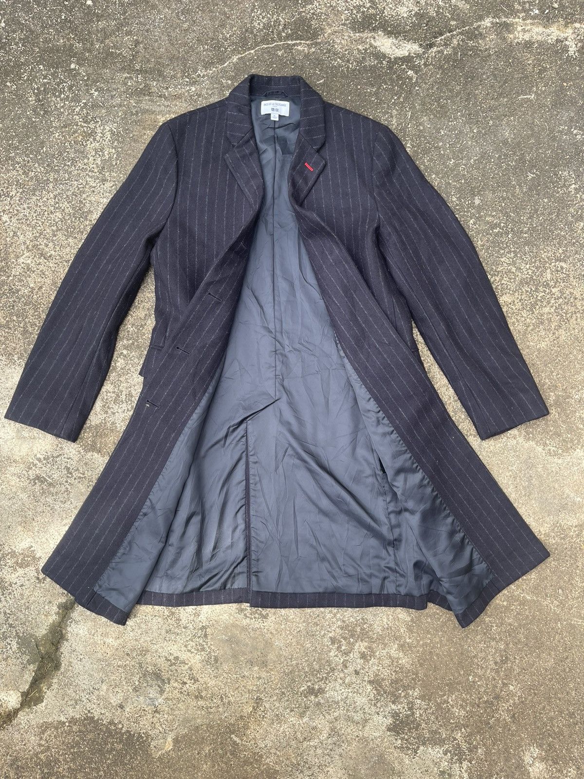 Uniqlo Ines de la Fressange x Uniqlo Pinstripe Coat - XL Size XL / US 12-14 / IT 48-50 - 11 Thumbnail