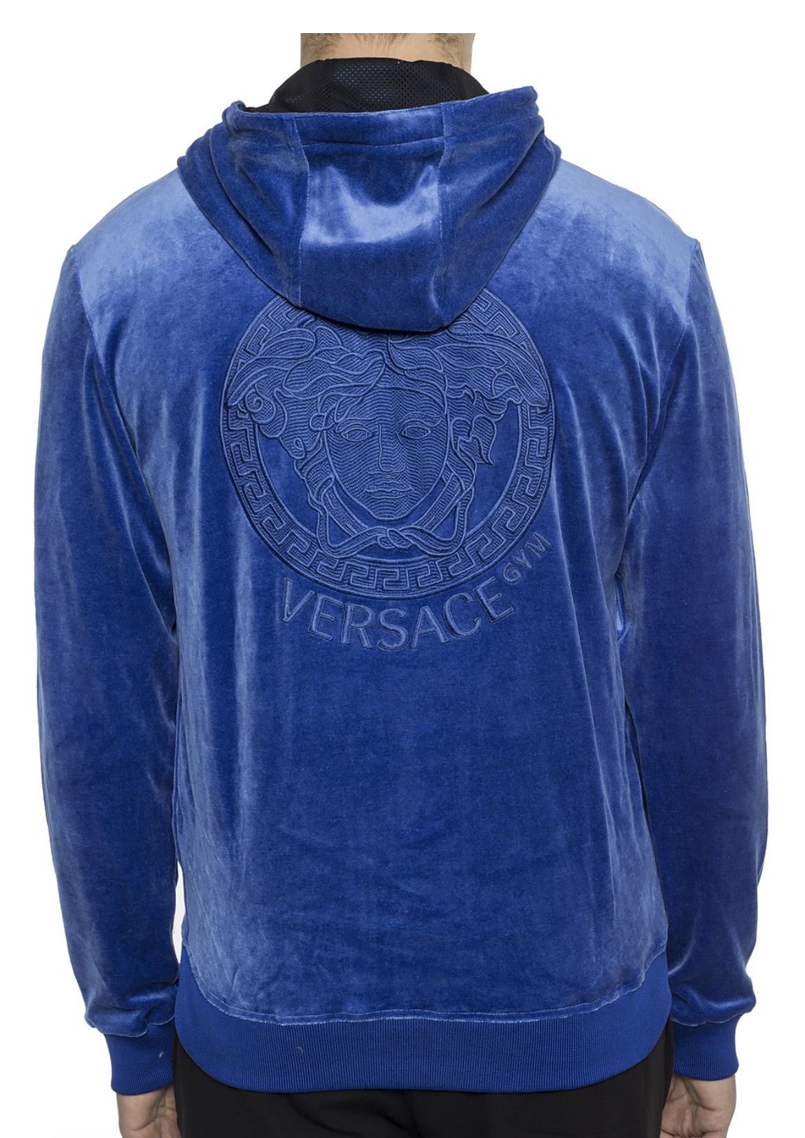 VERSACE BLUE MEDUSA HEAD Hoodie