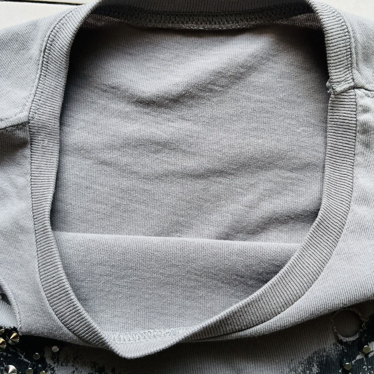 Massimo Dutti Distressed Inditex Beautiful Rebel Stones Fox Ripped TShirt Size US XL / EU 56 / 4 - 13 Thumbnail