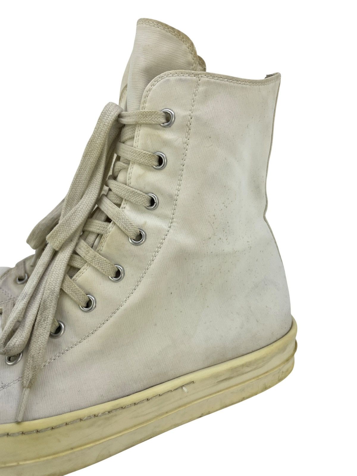 Rick Owens Rick Owens Vegan Drkshdw Ramones Triple White Size US 8 / EU 41 - 21 Thumbnail